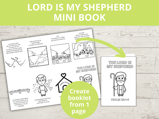 Lord is my Shepherd Mini Book