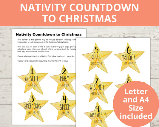 Nativity Countdown to Christmas