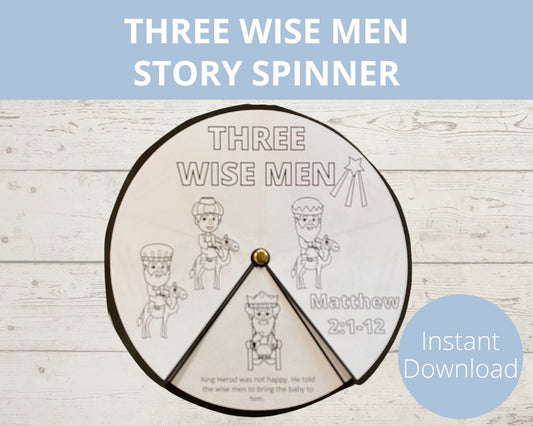 Three Wise Men Printable Spinner