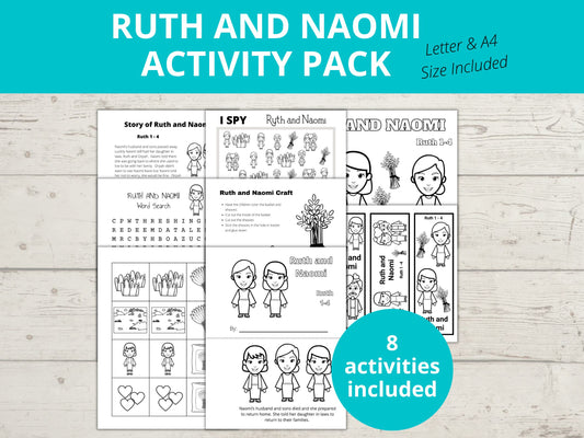 Ruth and Naomi Activity Pack