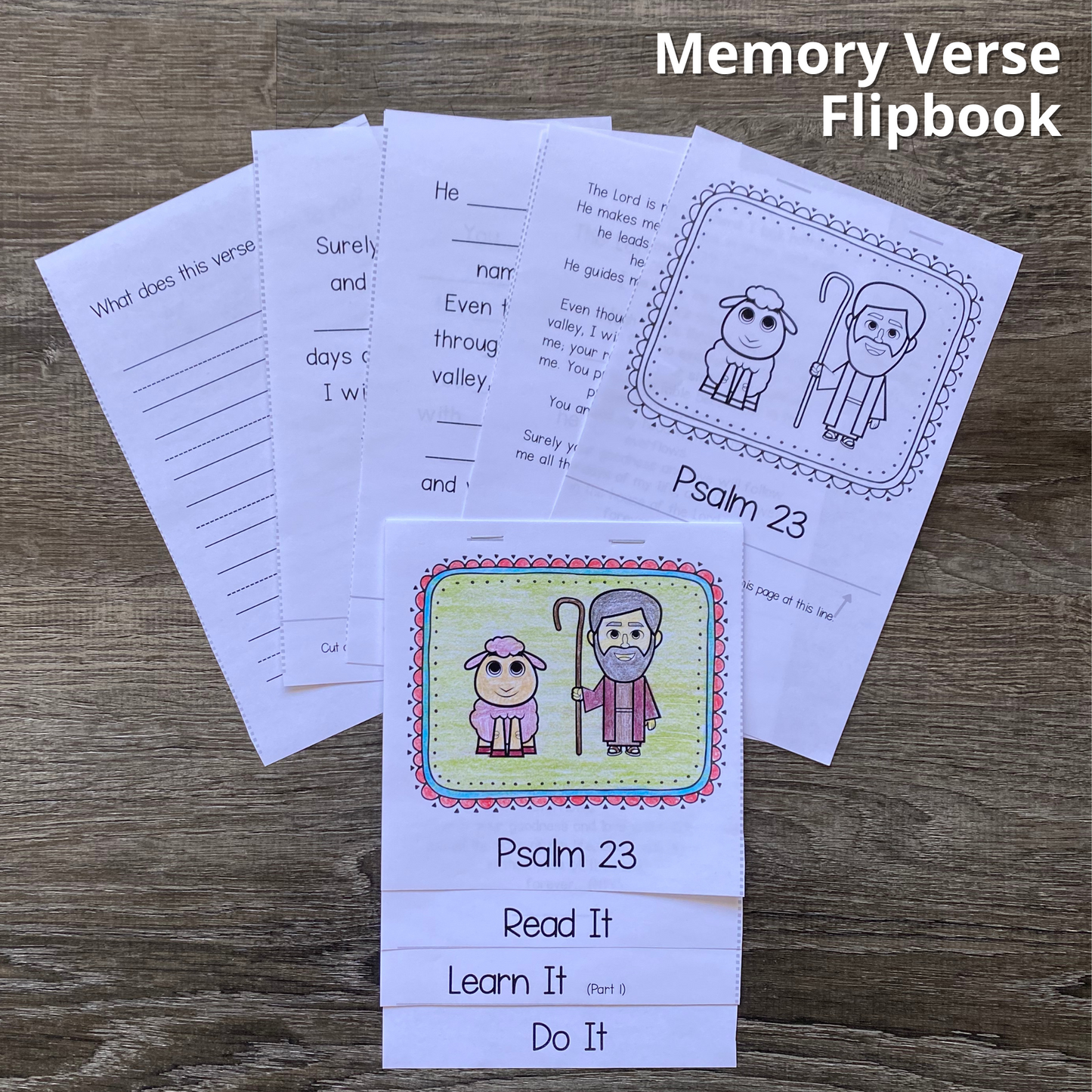 Lord is my Shepherd Activity Pack