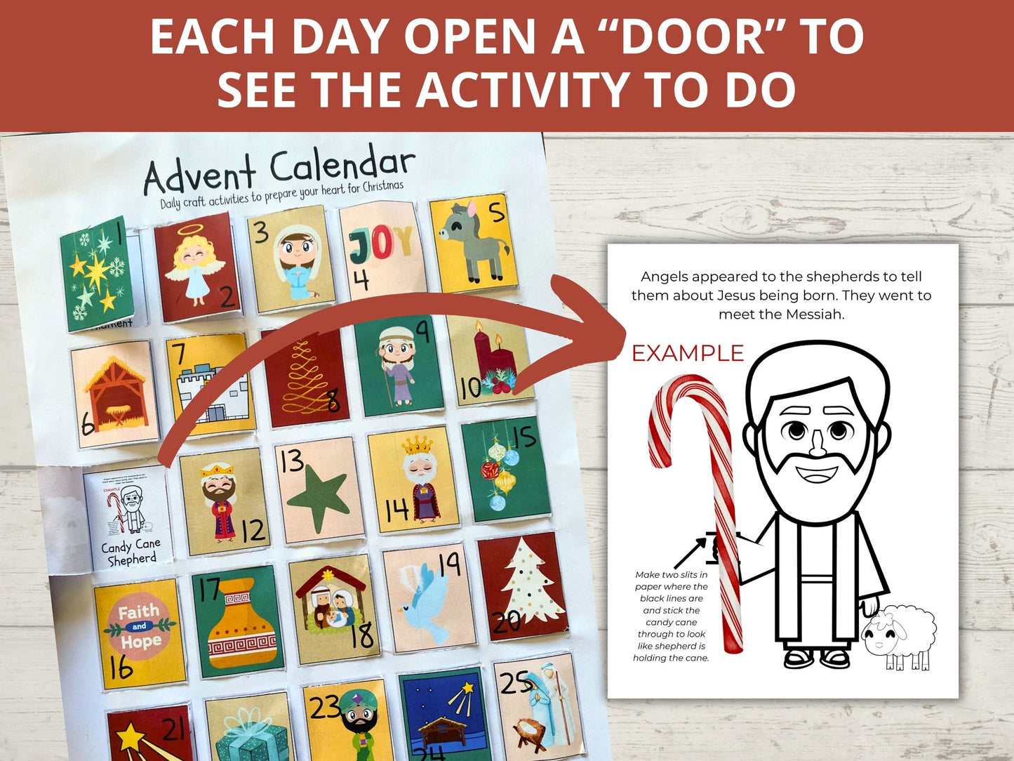 Advent Calendar of Nativity Crafts