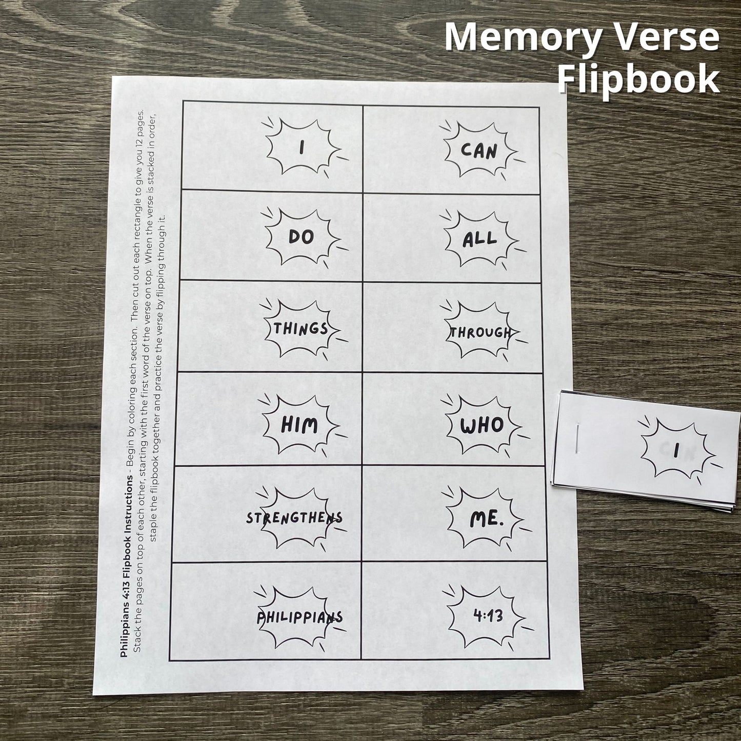 Philippians 4:13 Activity Pack