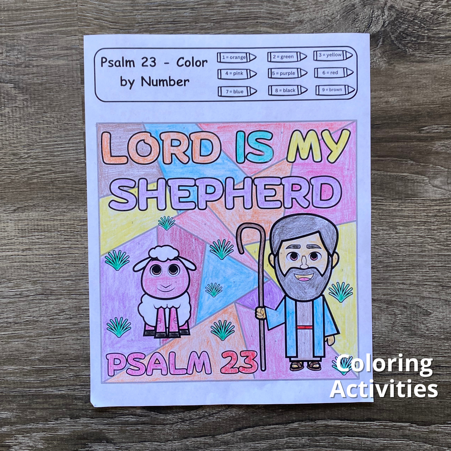 Lord is my Shepherd Activity Pack