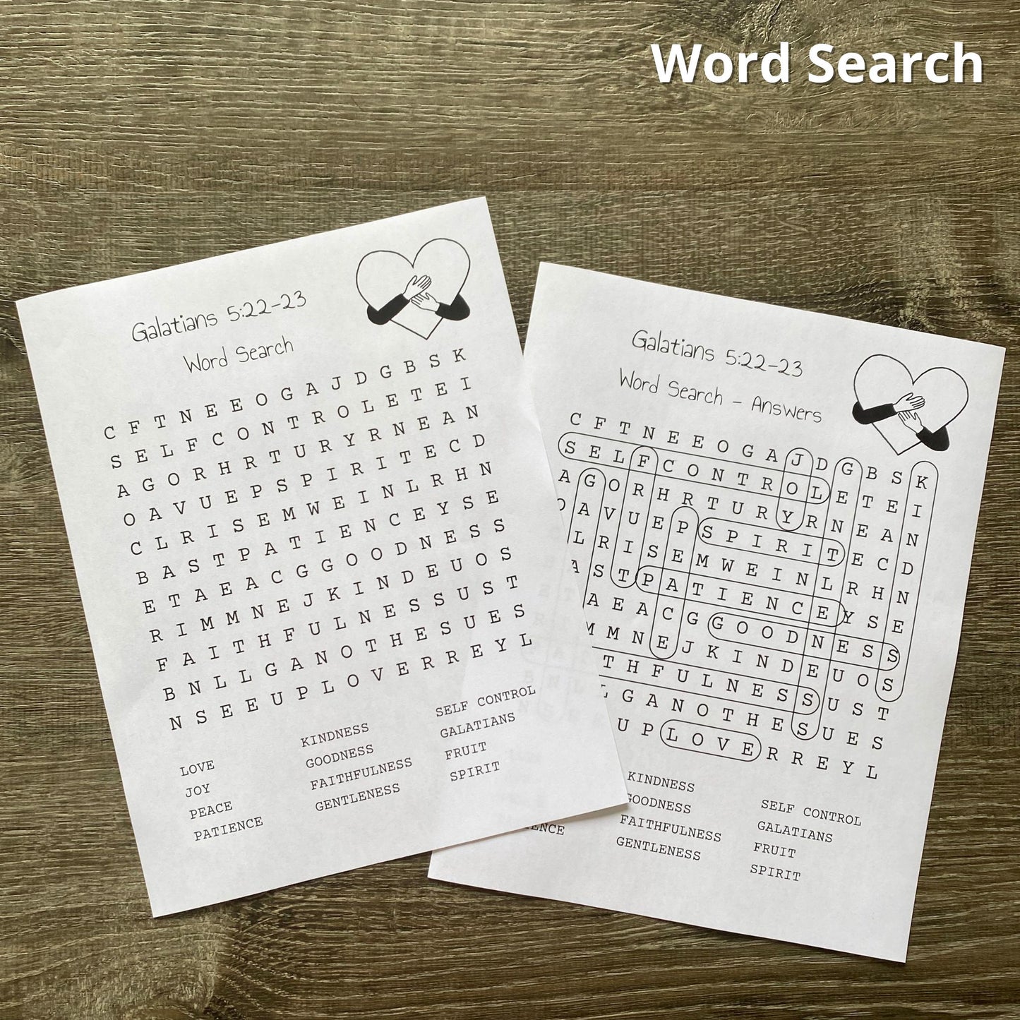Fruit of the Spirit - Galatians 5:22-23 Activity Pack