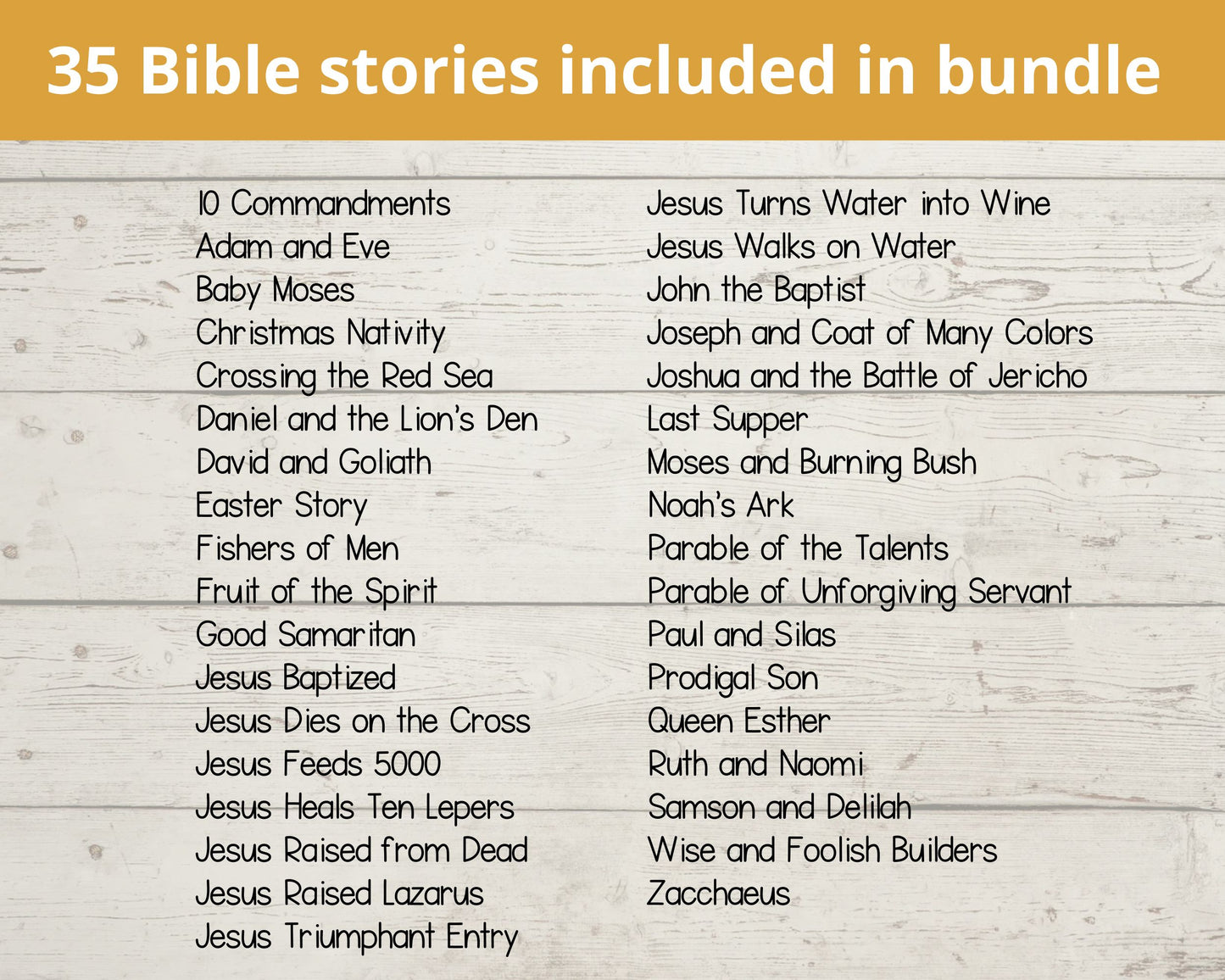 Bundle - 35 Bible Story Cootie Catchers