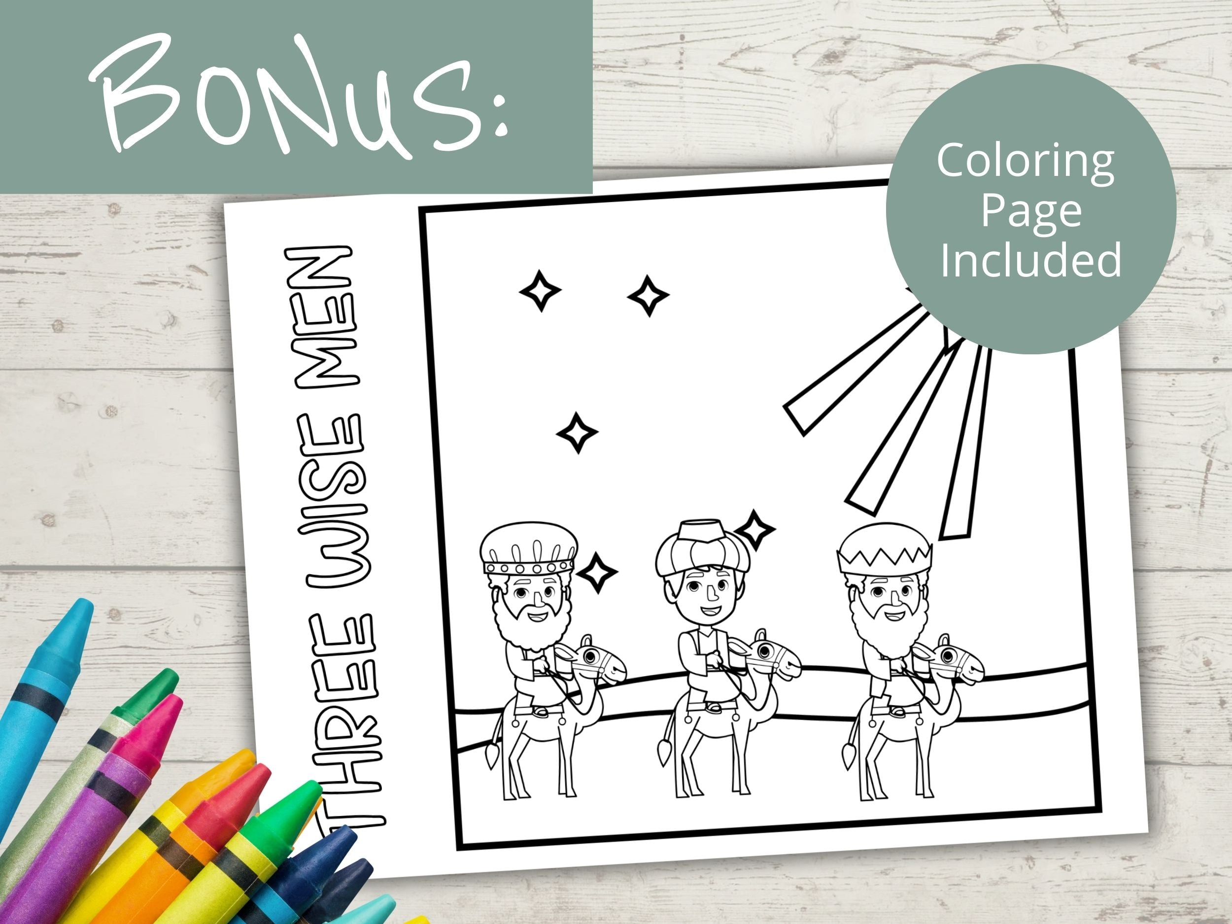 three wise men activity page – stored up treasure
