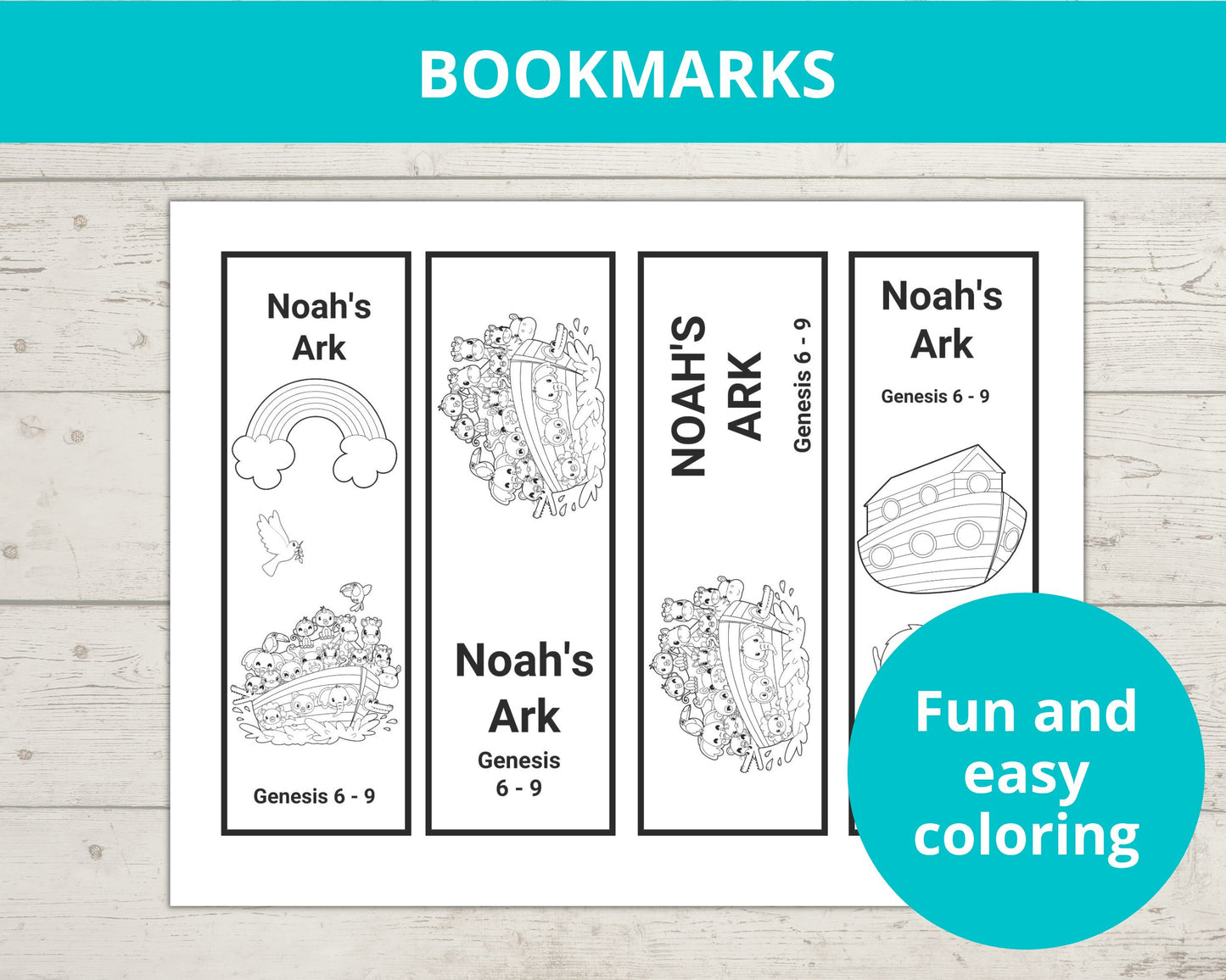 Noah's Ark Printable Activity Pack