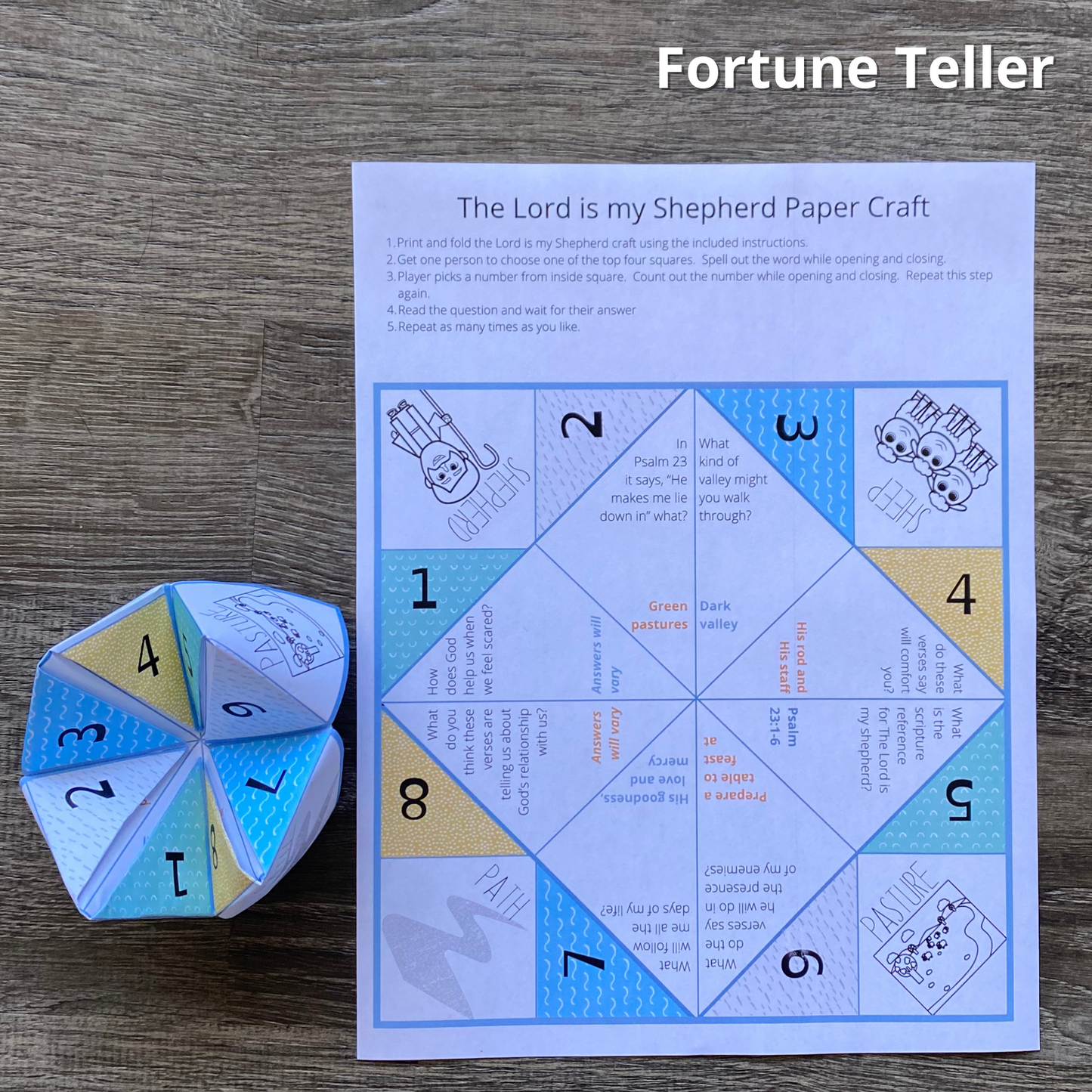 Lord is my Shepherd Activity Pack