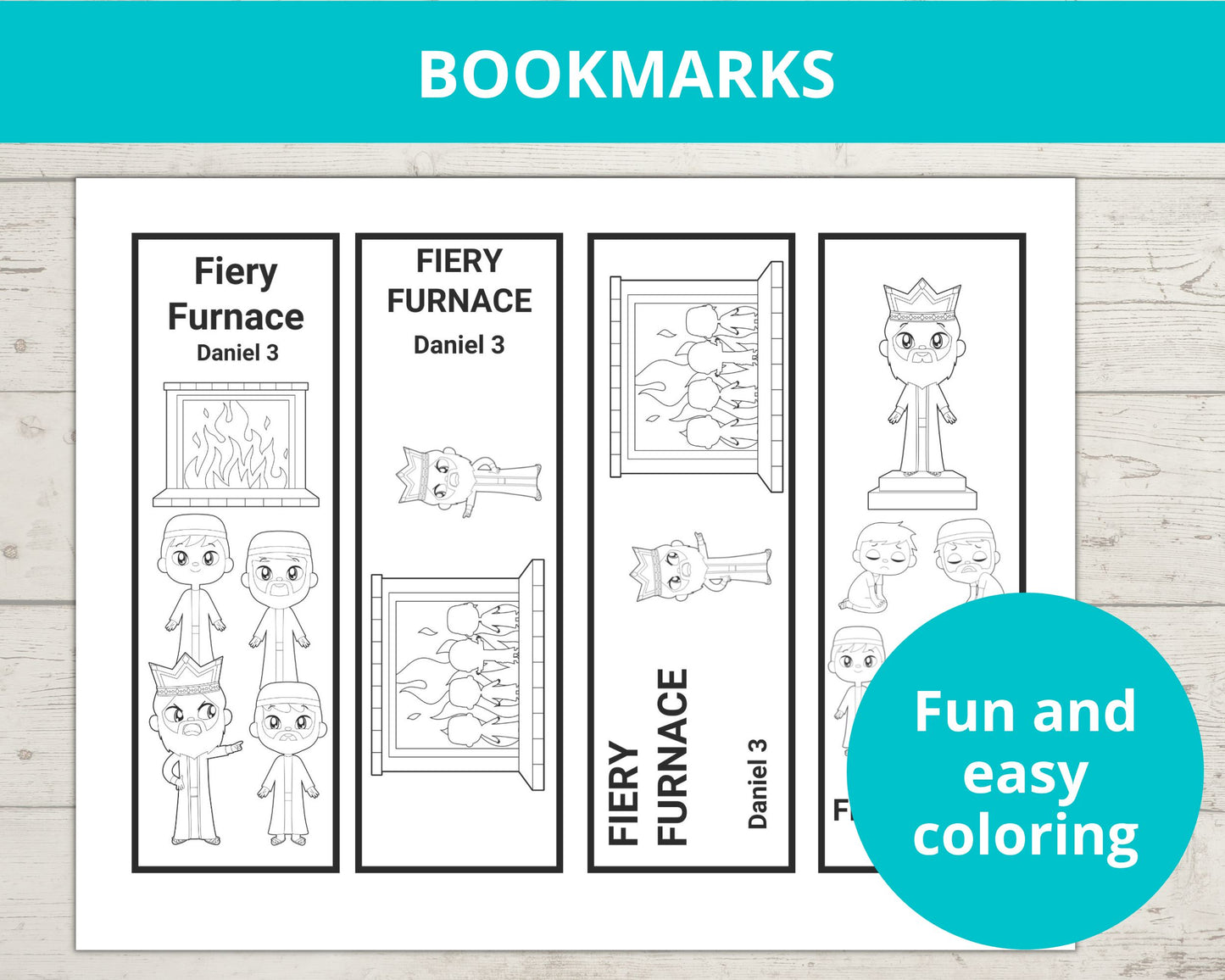 Fiery Furnace Printable Activity Pack