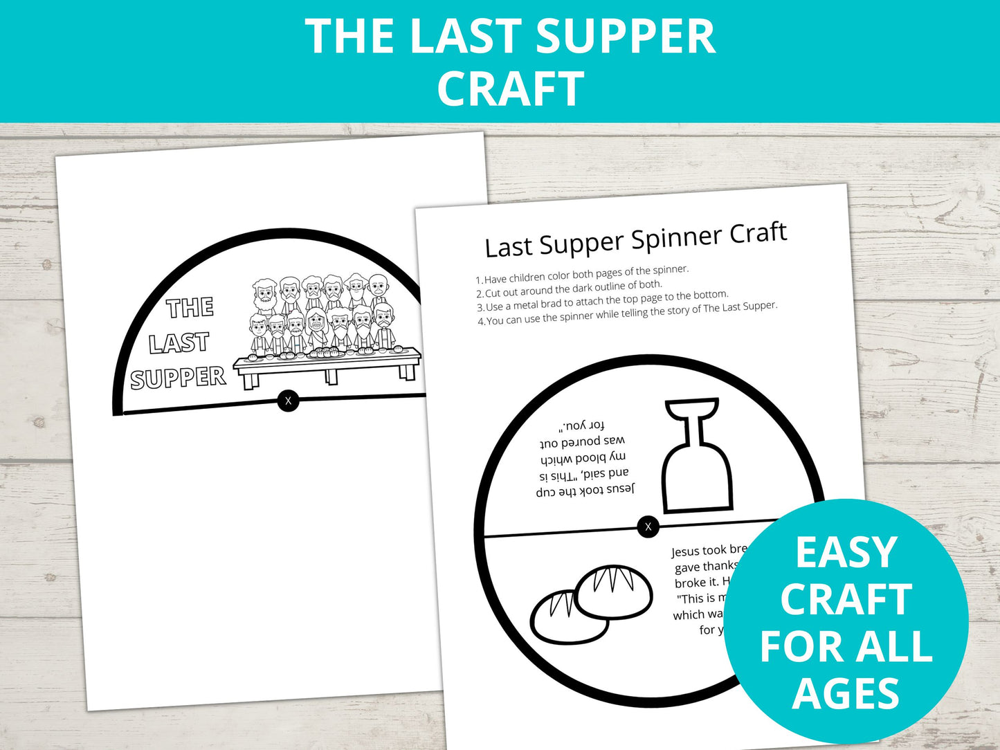 Last Supper Printable Activity Pack