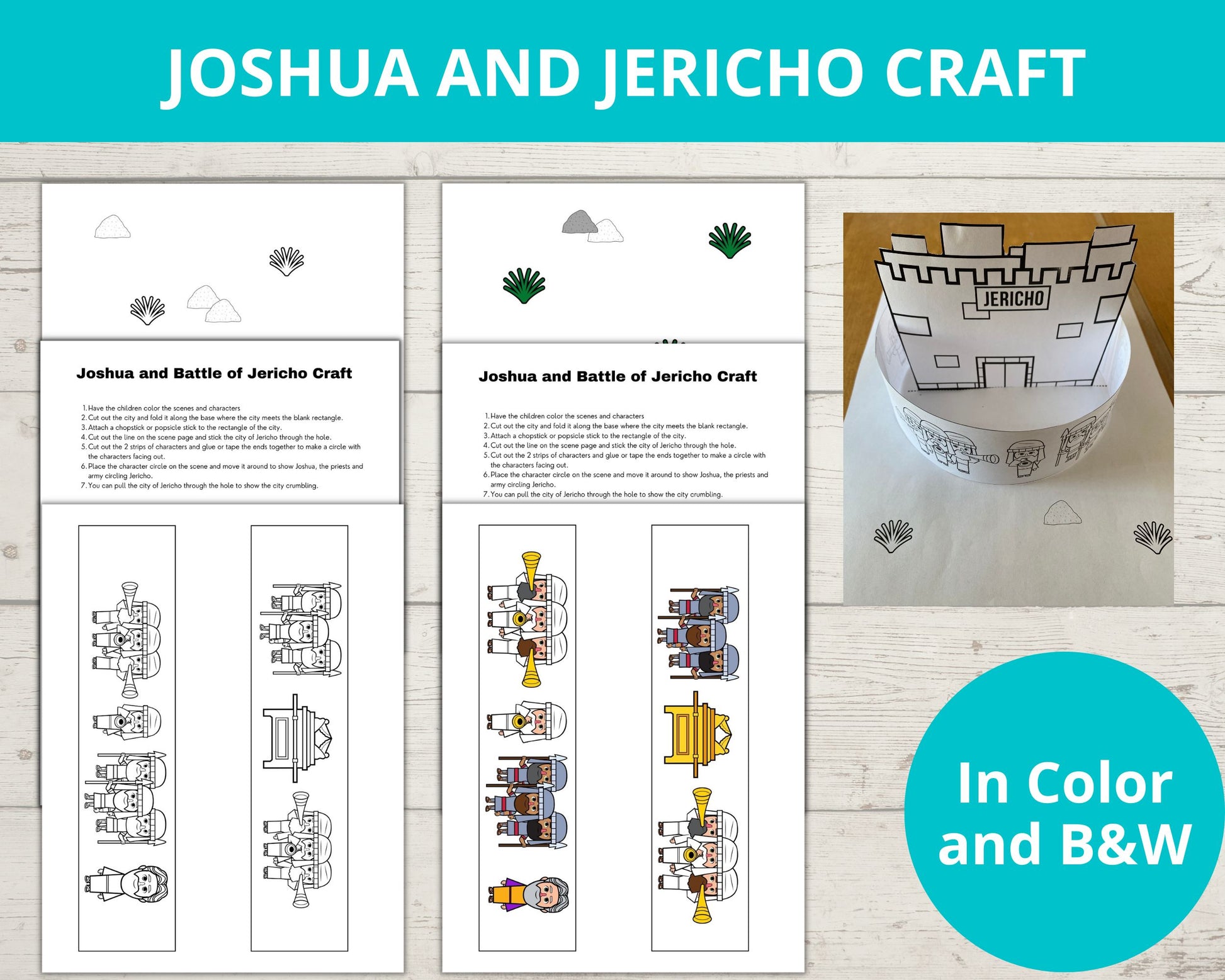 battle-of-jericho-printable-activity-pack-stored-up-treasure for Free Printable Walls Of Jericho Craft Battle of Jericho Printable Activity Pack – Stored Up Treasure for Free Printable Walls Of Jericho Craft