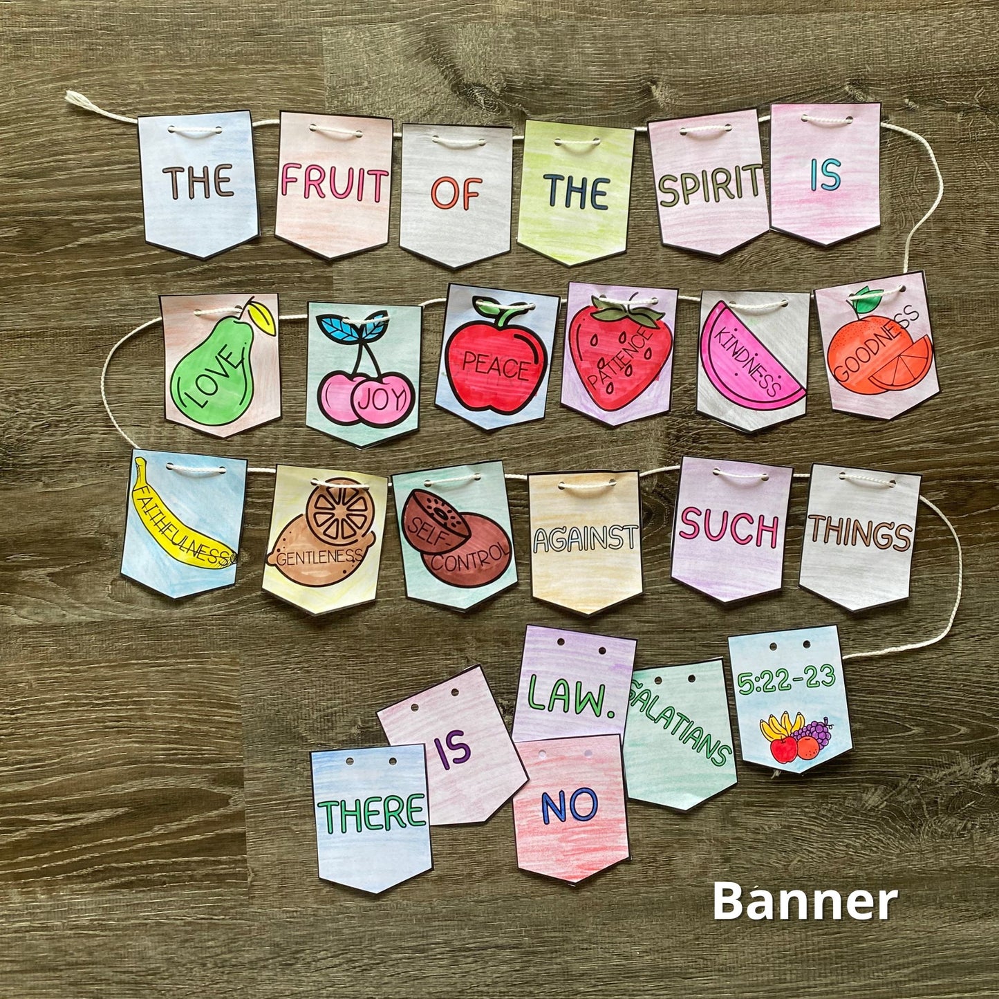 Fruit of the Spirit - Galatians 5:22-23 Activity Pack