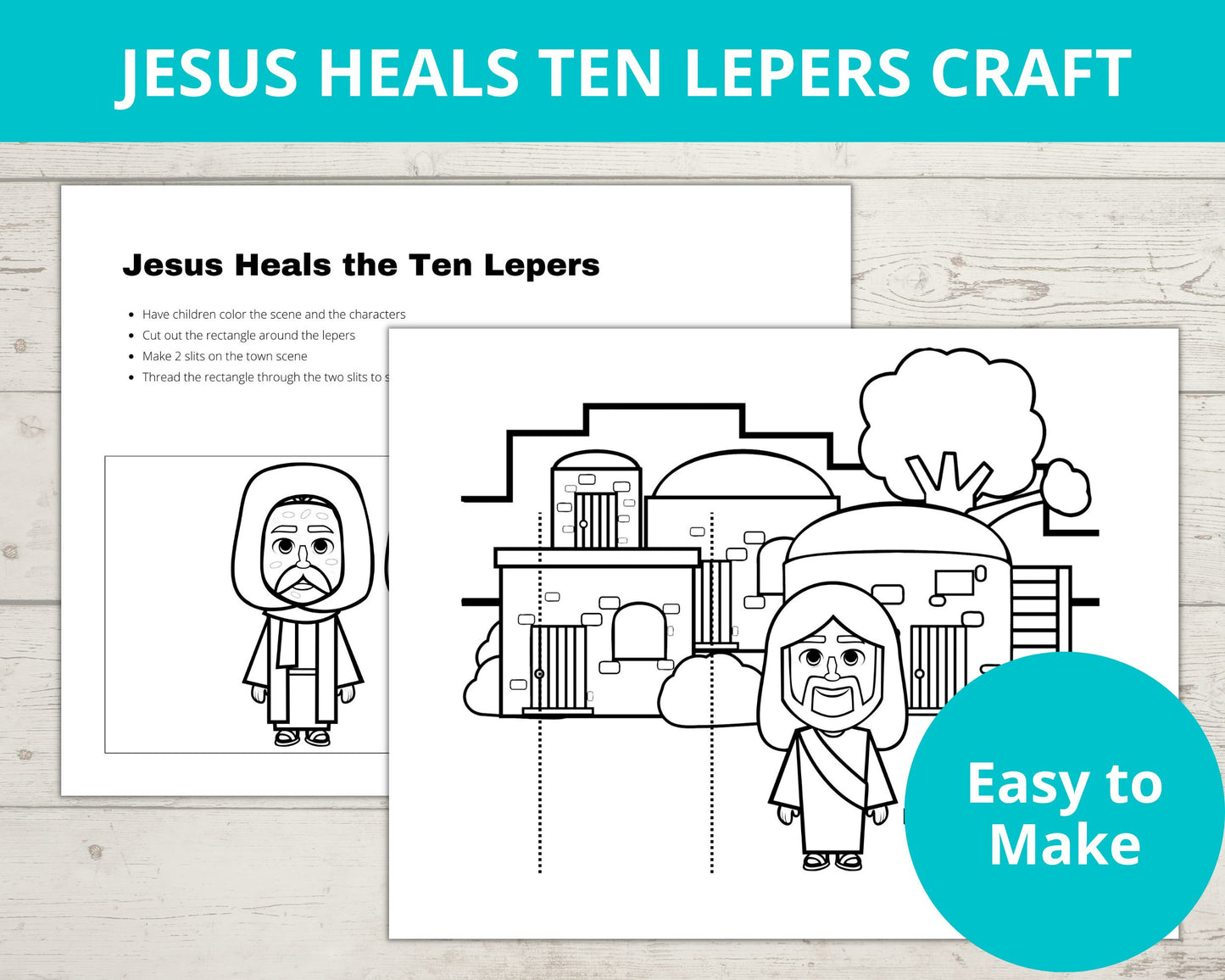 Ten Lepers Printable Activity Pack