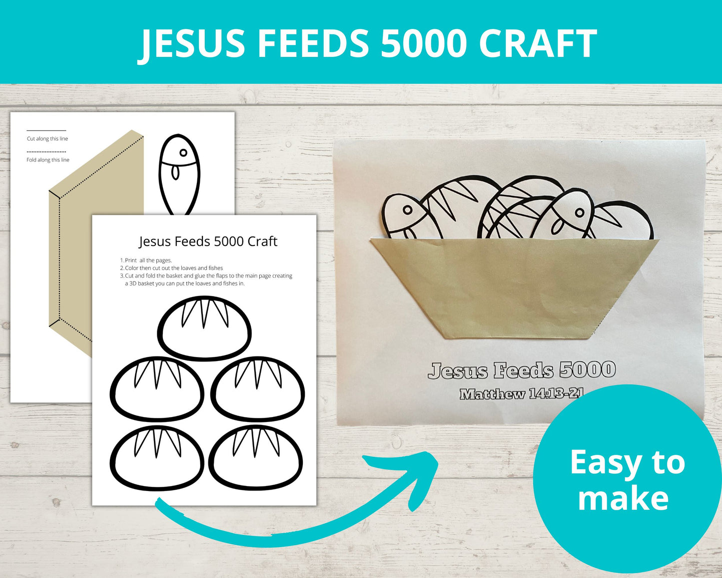 Jesus Feeds 5000 Printable Activity Pack