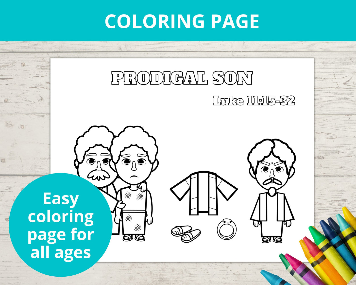 Prodigal Son Printable Activity Pack