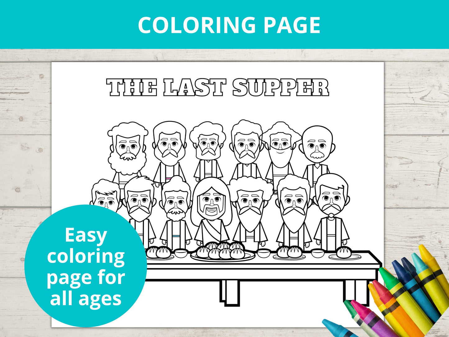 Last Supper Printable Activity Pack