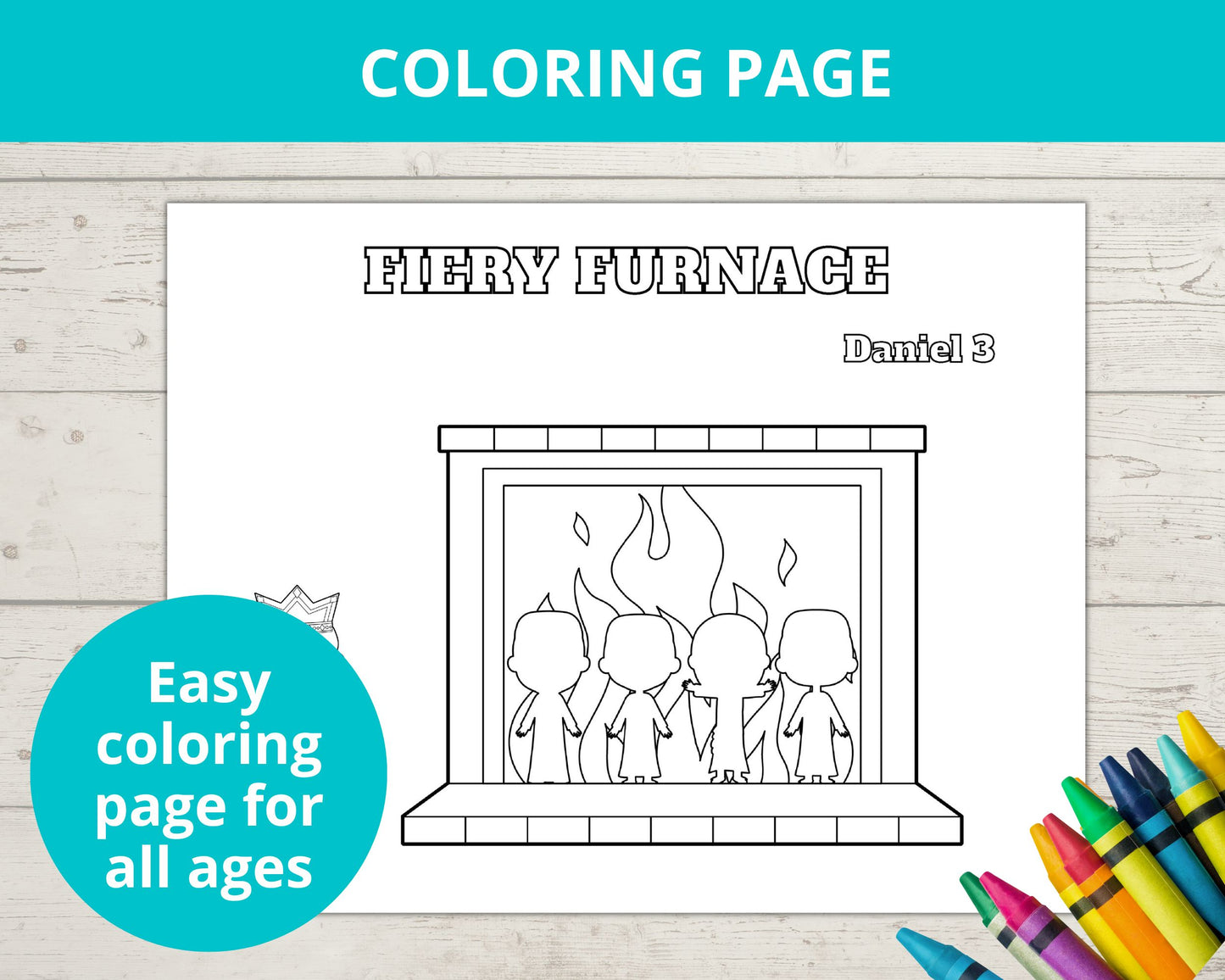 Fiery Furnace Printable Activity Pack