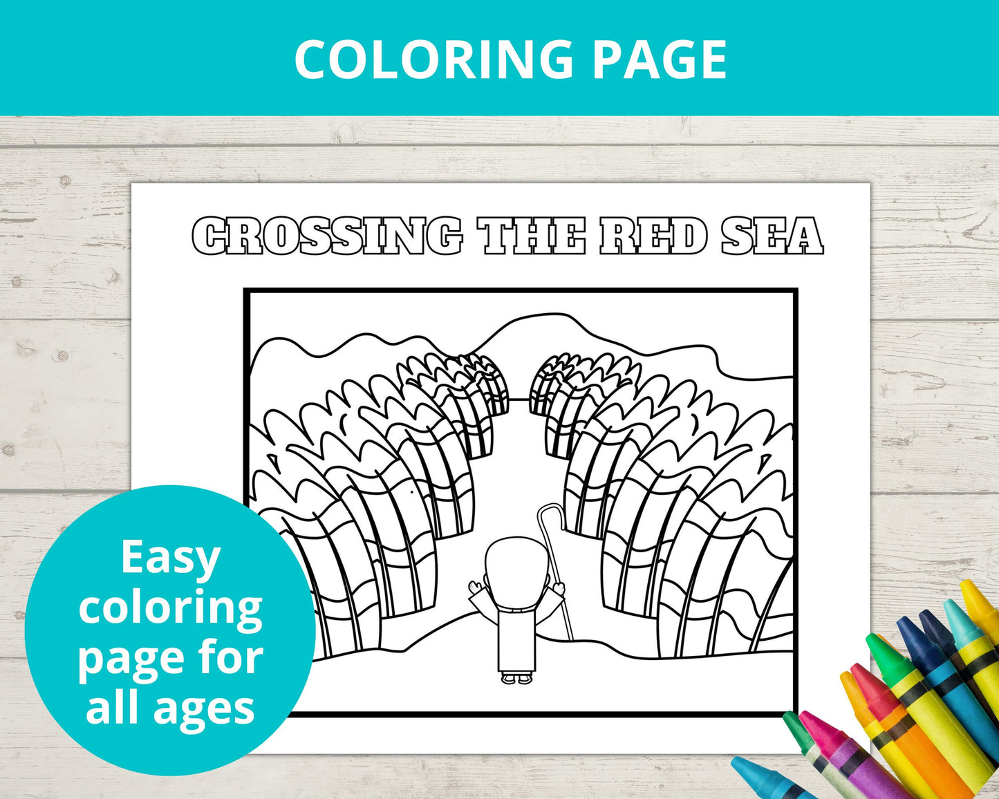 Crossing the Red Sea Printable Activity Pack