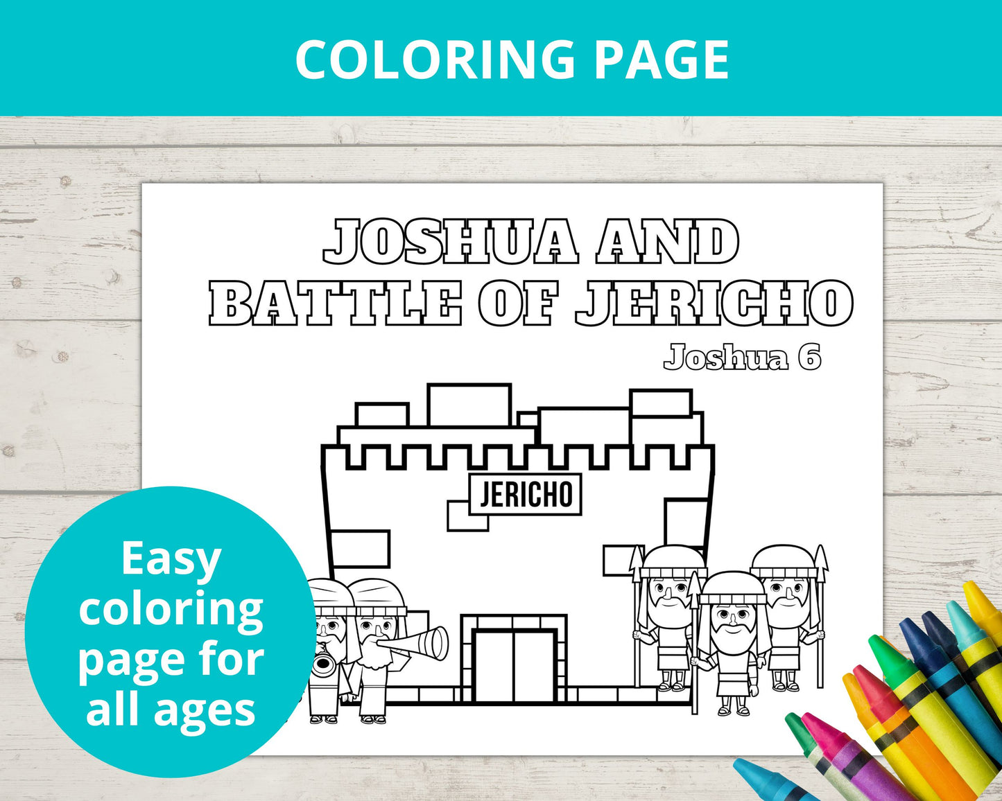 Battle of Jericho Printable Activity Pack