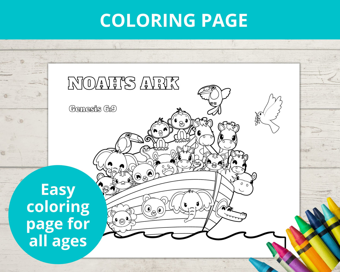 Noah's Ark Printable Activity Pack