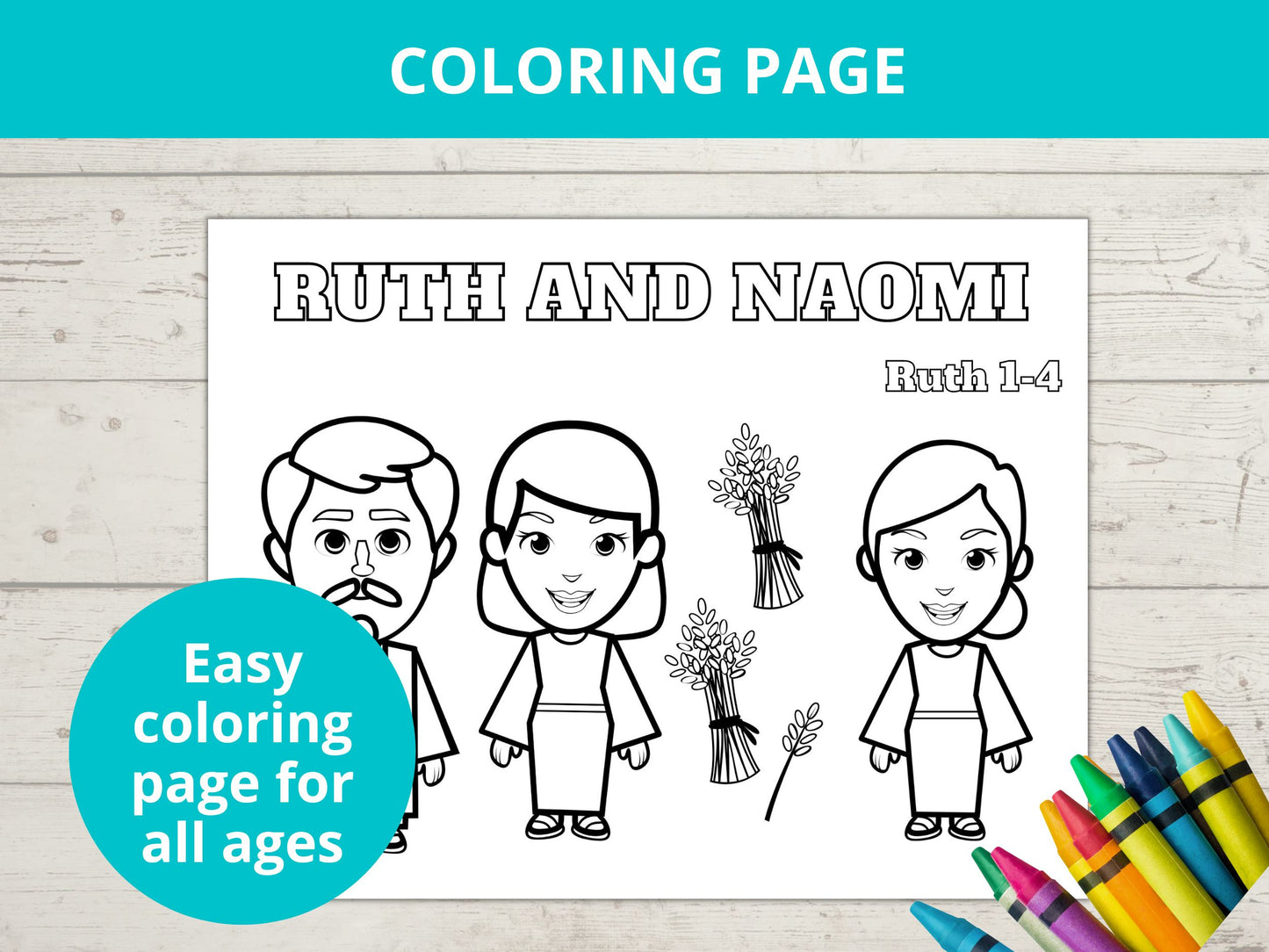 Ruth and Naomi Activity Pack