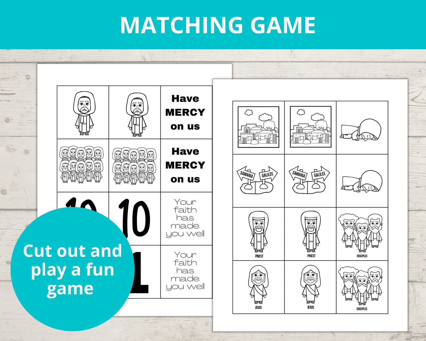 Ten Lepers Printable Activity Pack