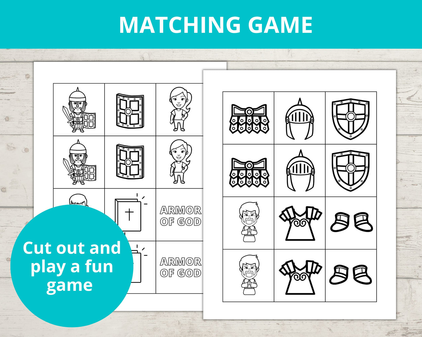 Armor of God Printable Activity Pack