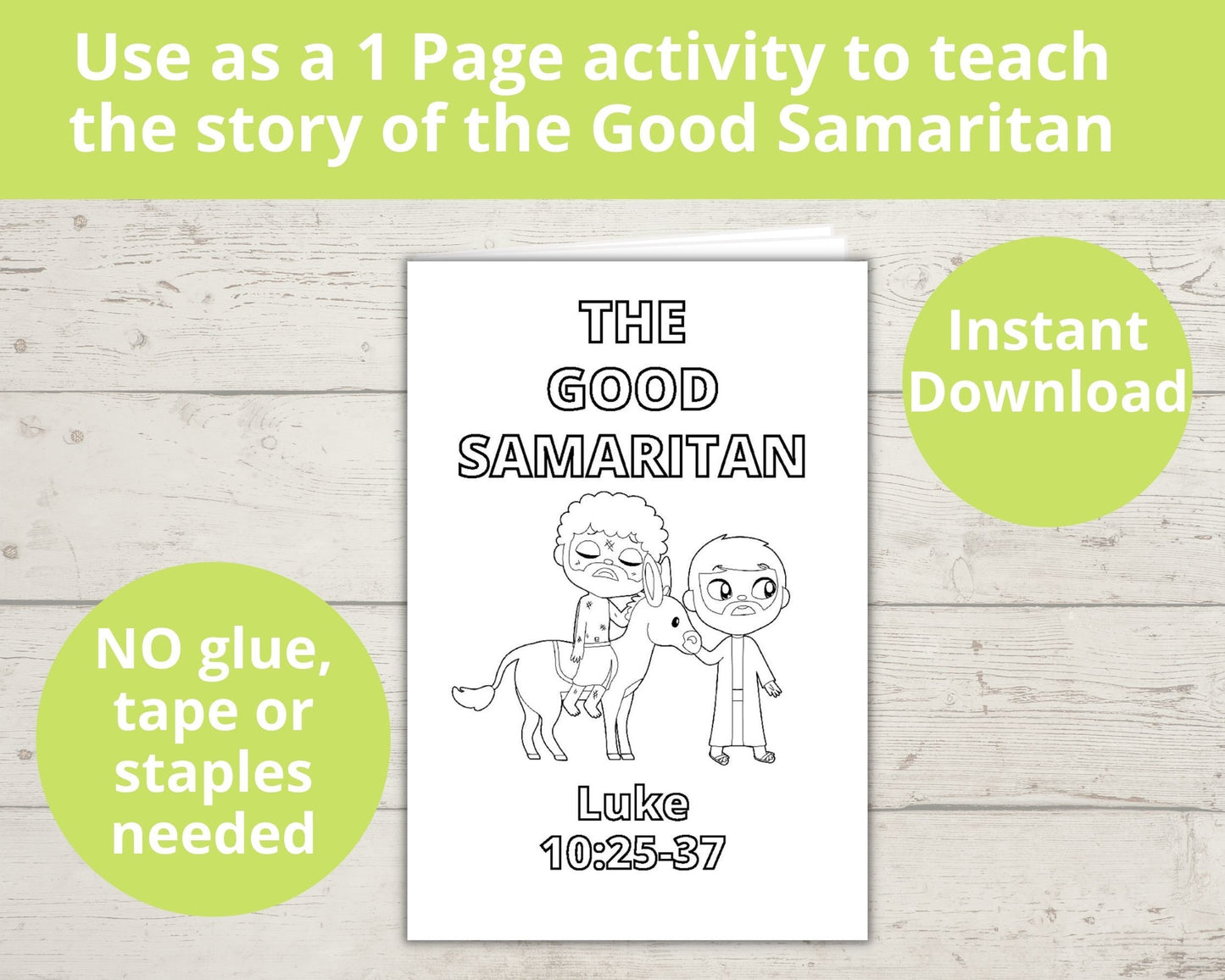 Good Samaritan Printable Mini Book