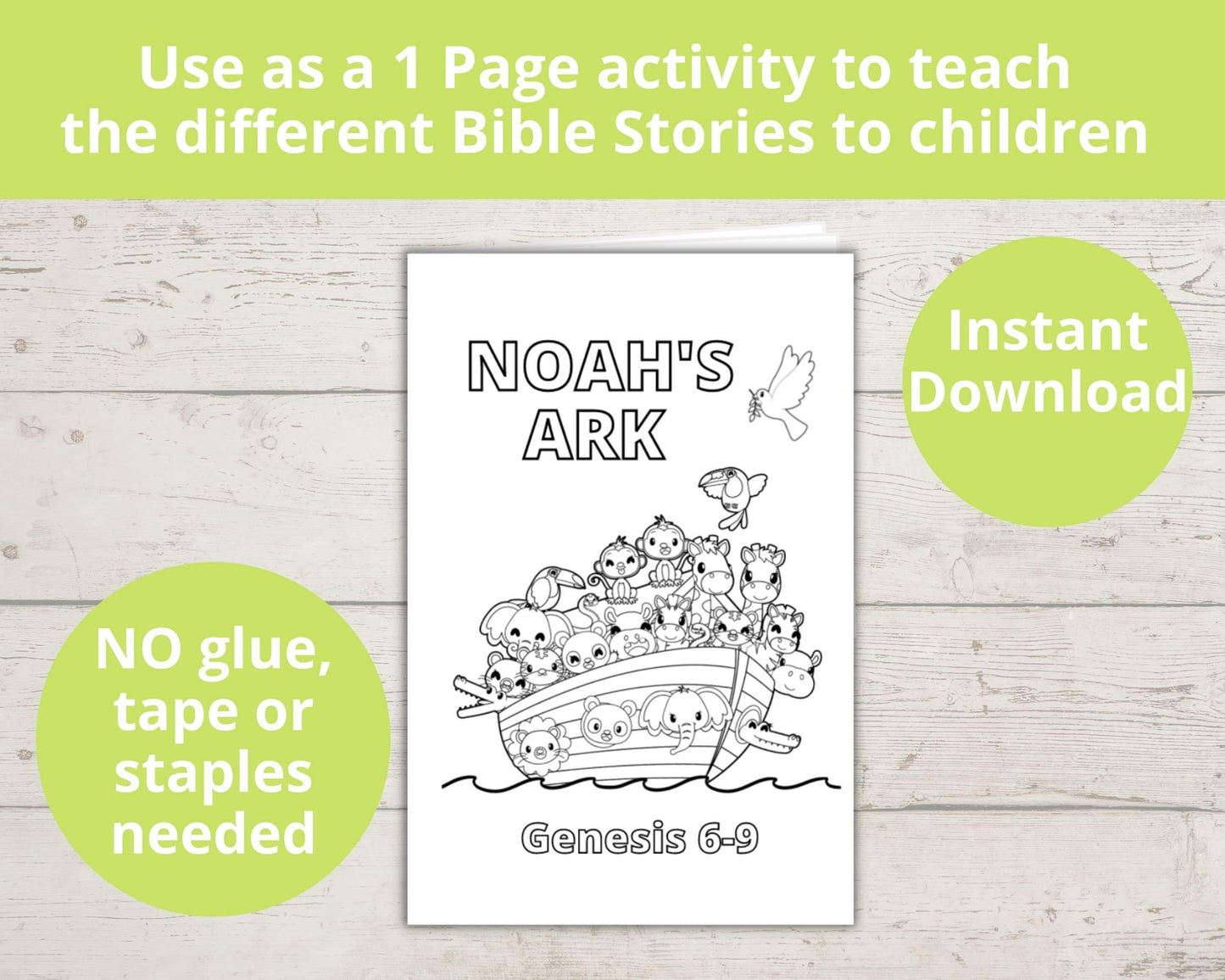 Noah's Ark Printable Mini Book