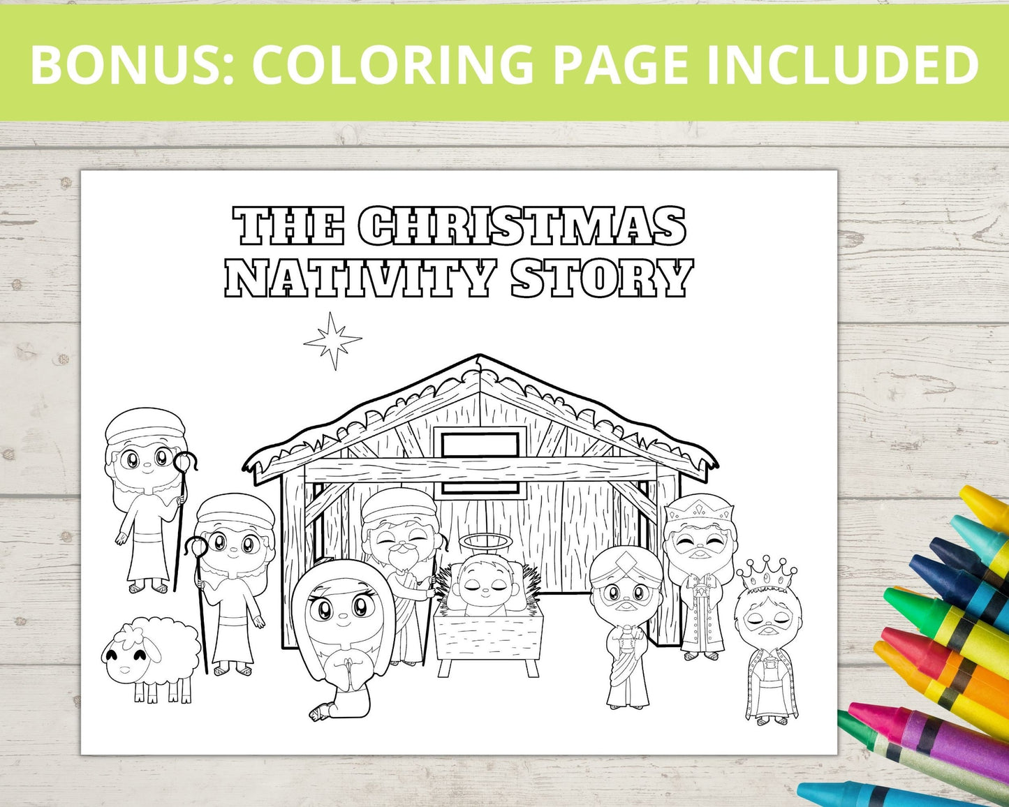 Christmas Nativity Printable Mini Book