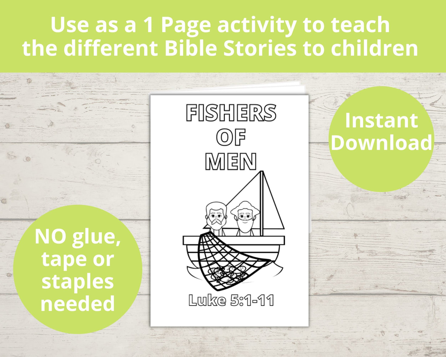 Fishers of Men Printable Mini Book