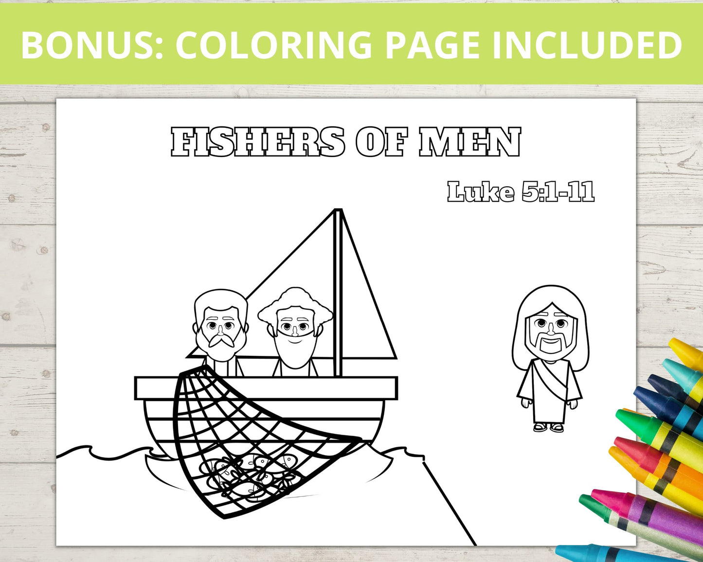 Fishers of Men Printable Mini Book