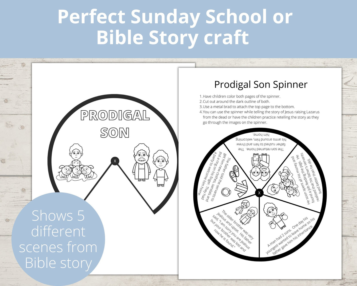 Prodigal Son Printable Spinner