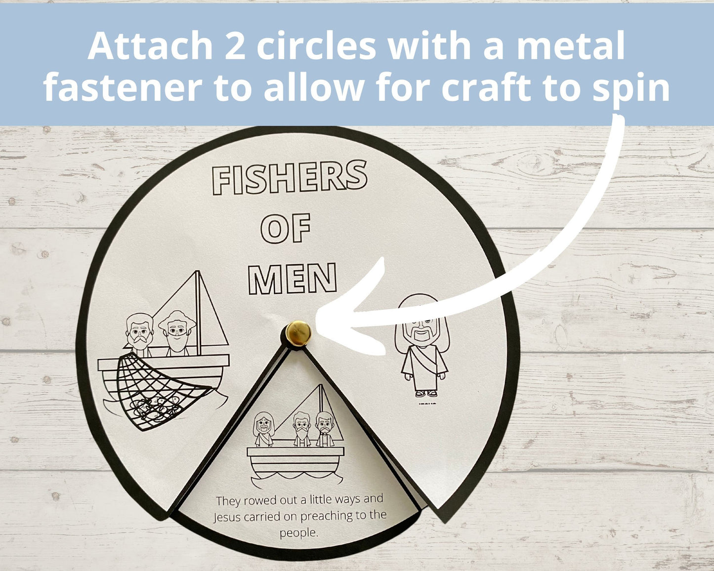 Fishers of Men Printable Spinner