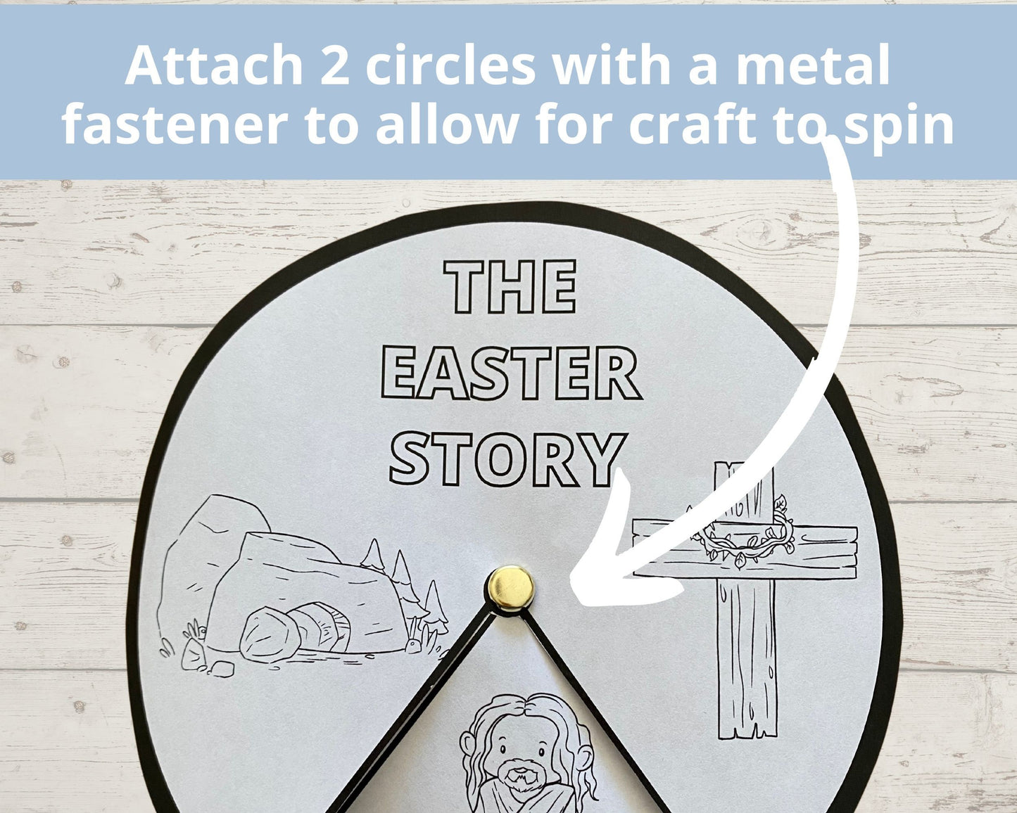 Easter Bible Story Printable Spinner