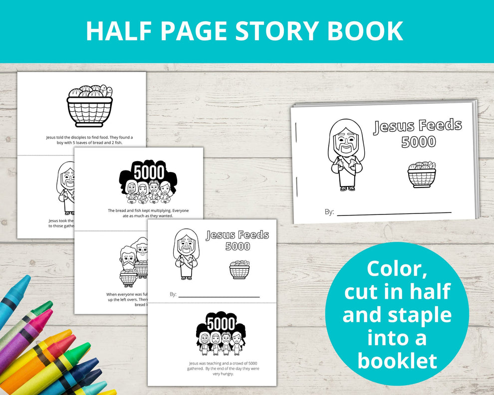 Jesus Feeds 5000 Printable Activity Pack – Stored Up Treasure