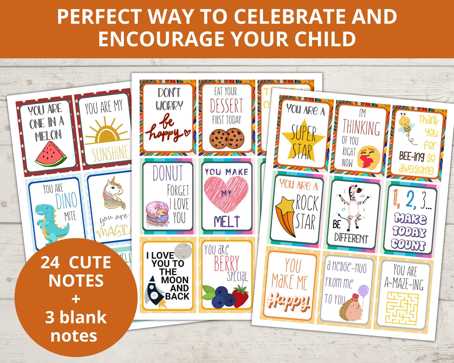 Printable Lunchbox Notes for Kids