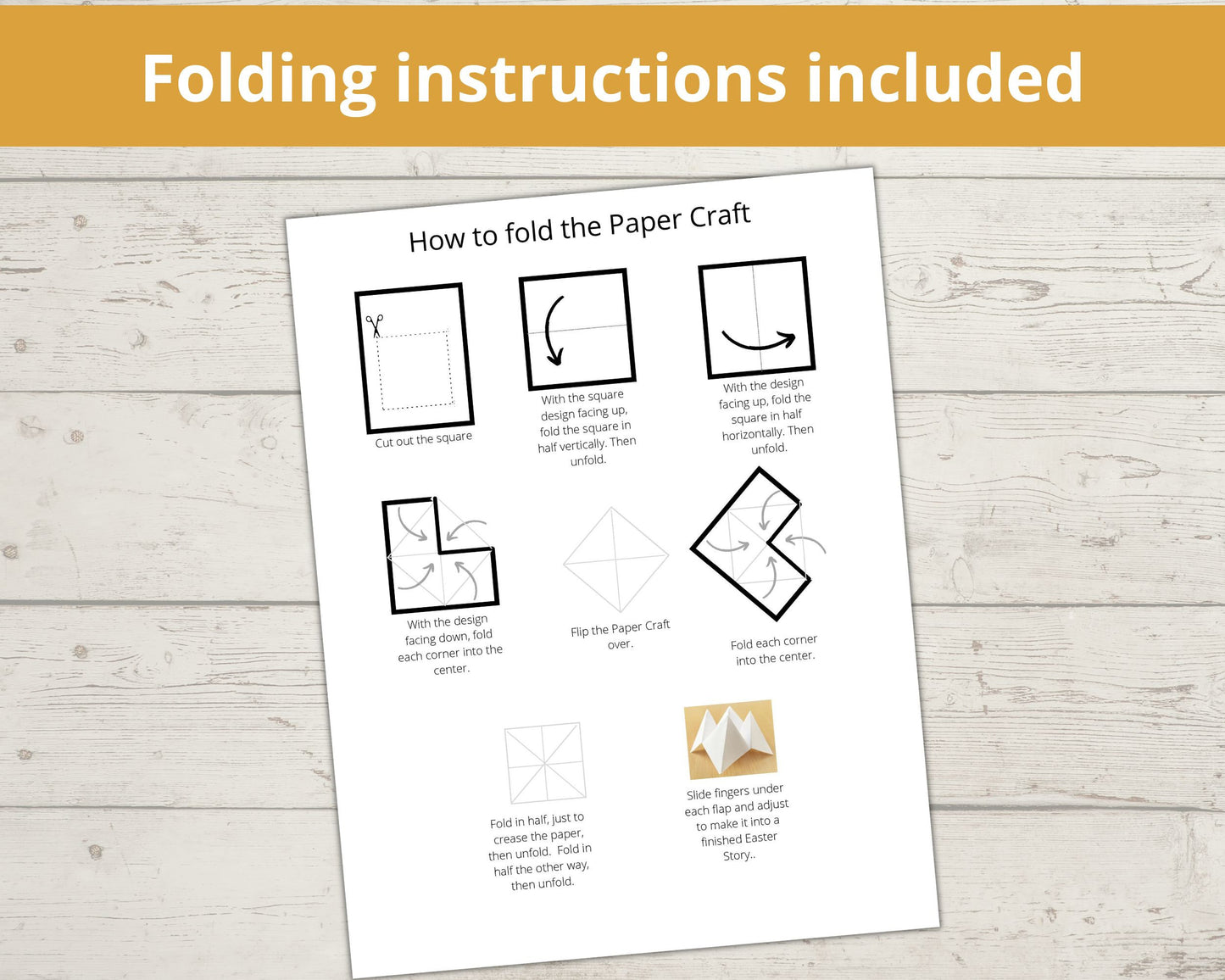 David and Goliath Printable Cootie Catcher