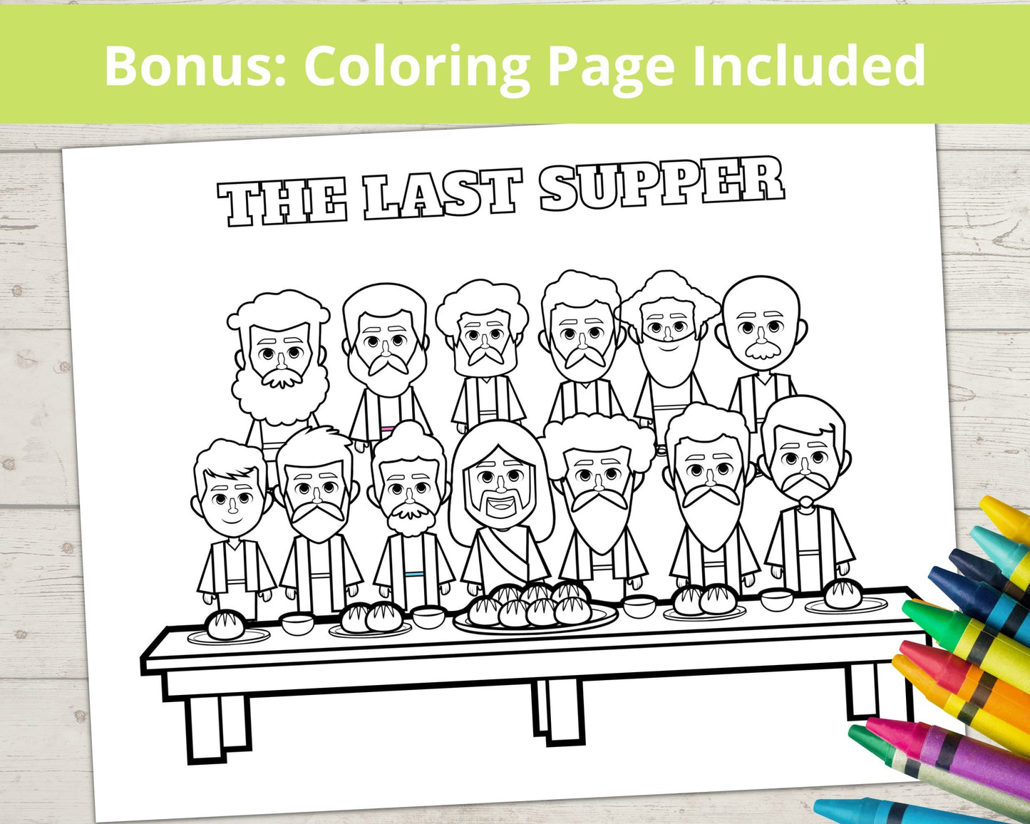 Last Supper Printable Mini Book