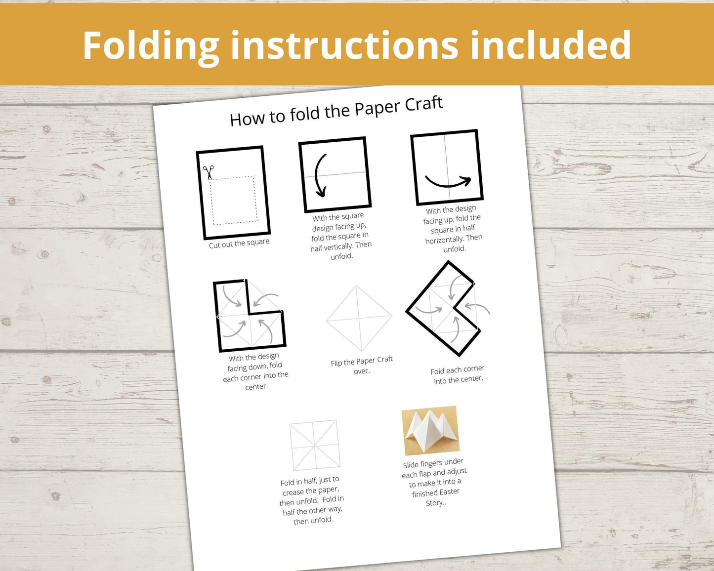 Parable of the Sower Printable Cootie Catcher