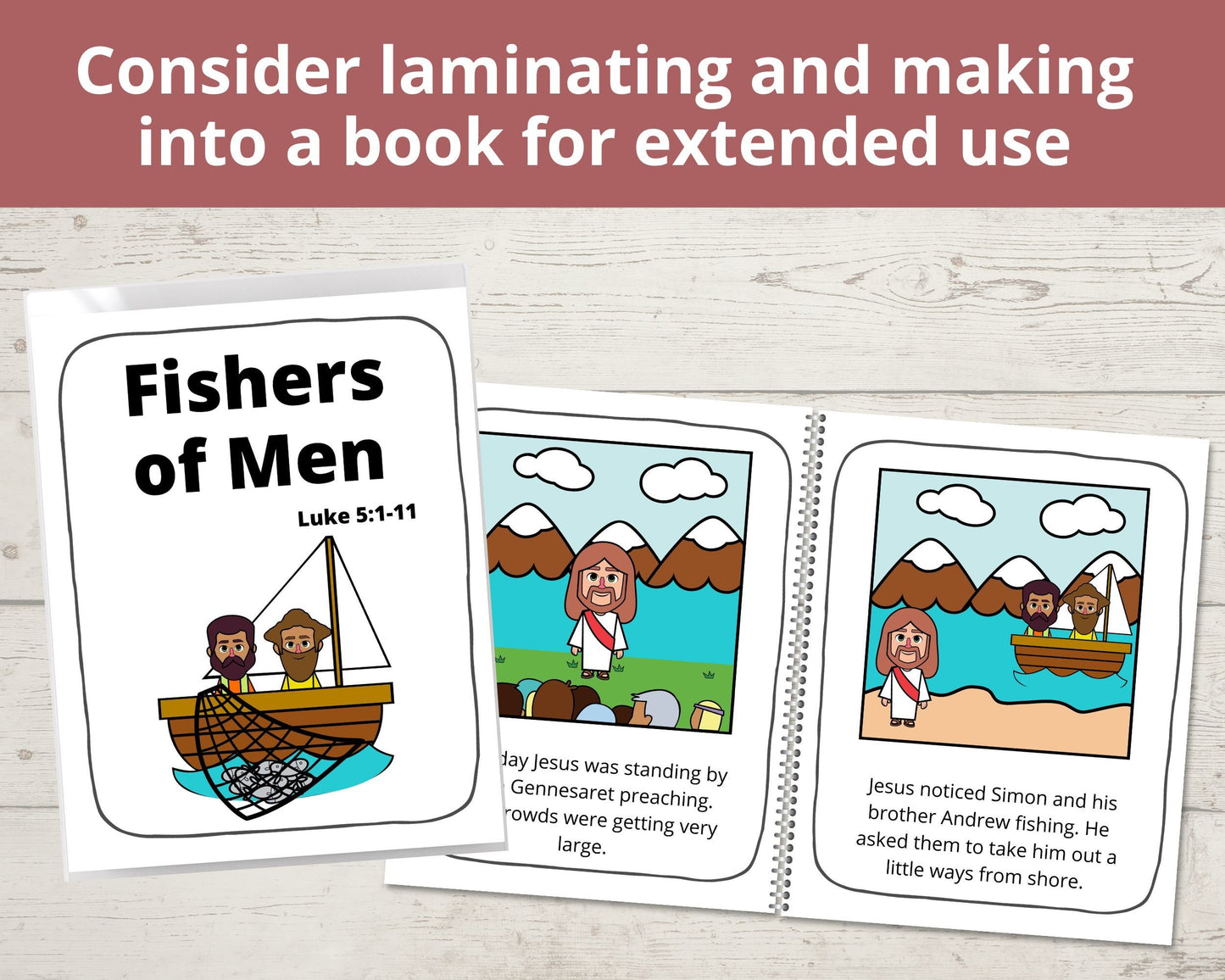 Fishers of Men Printable Posters and Coloring Pages