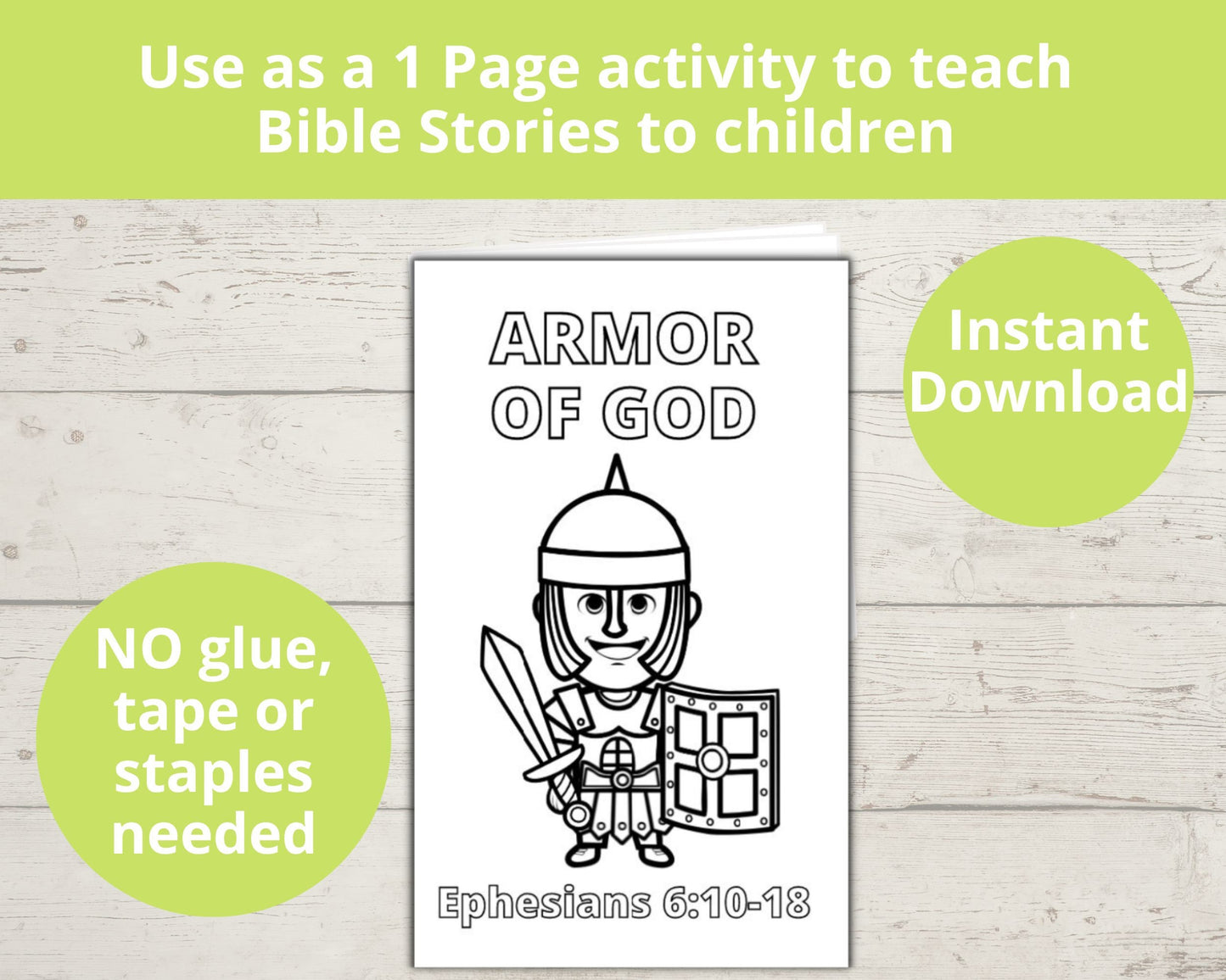 Armor of God Printable Mini Book