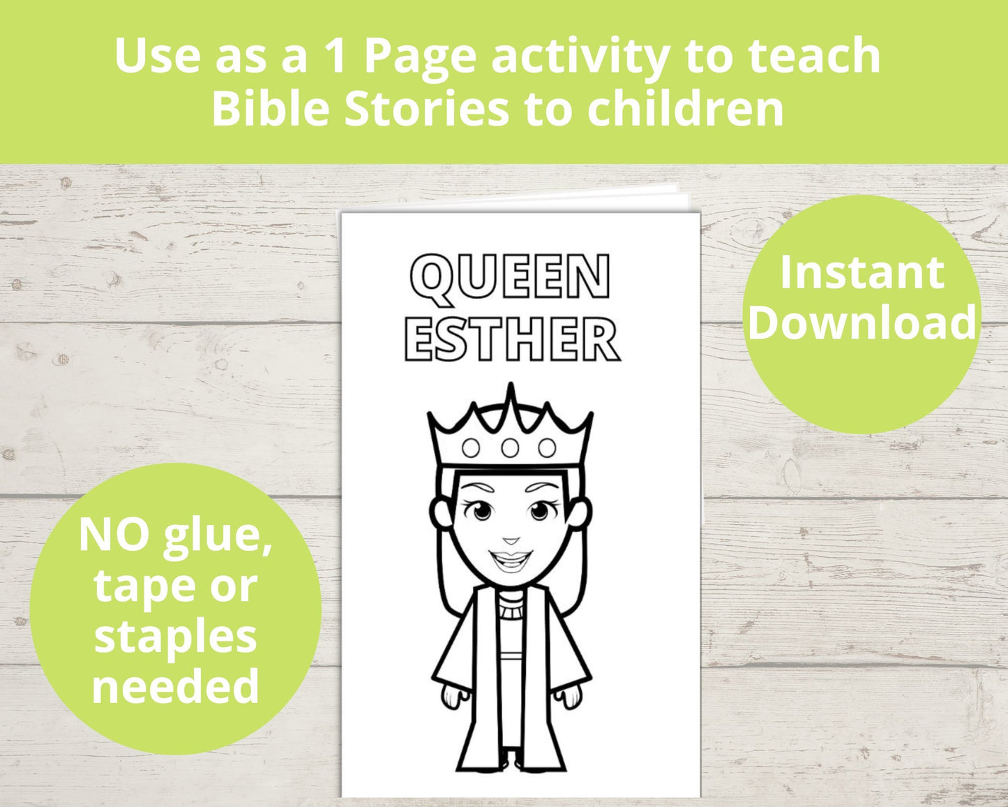 Queen Esther Printable Mini Book