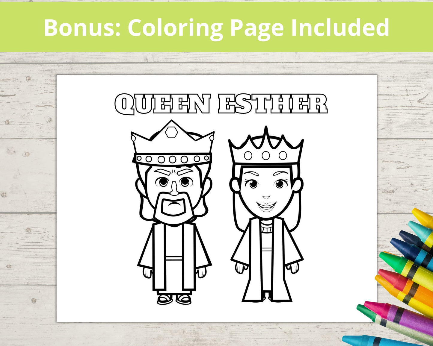 Queen Esther Printable Mini Book