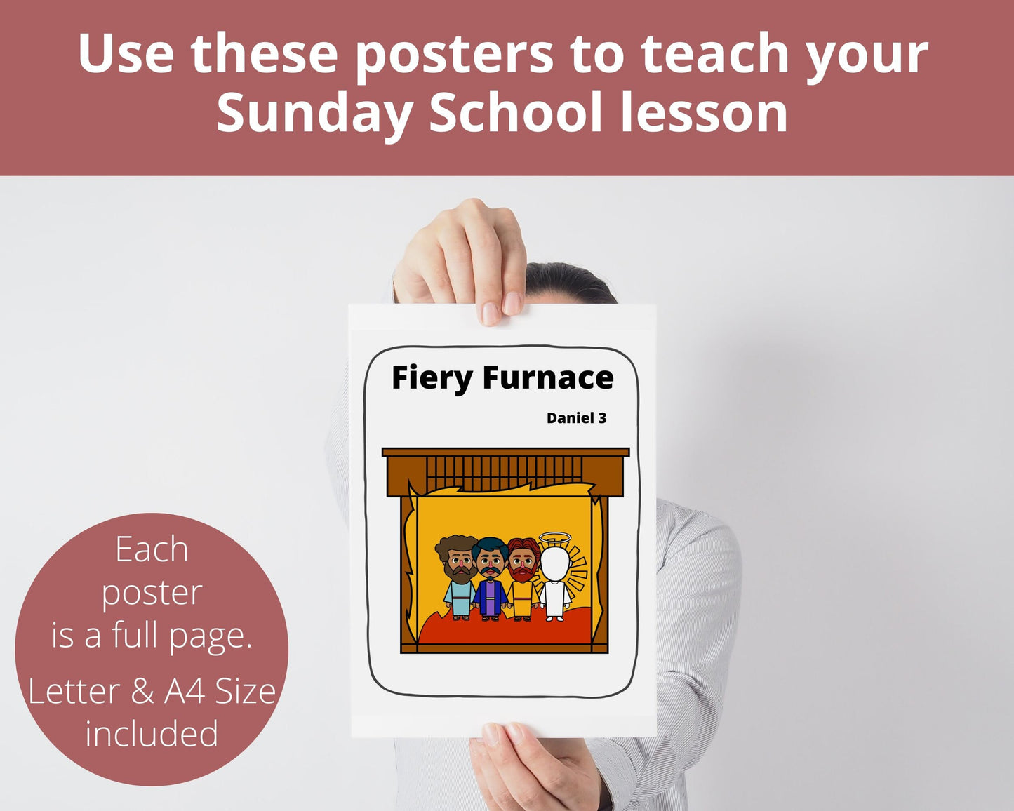 Fiery Furnace/ Shadrach Meshach and Abednego Printable Posters