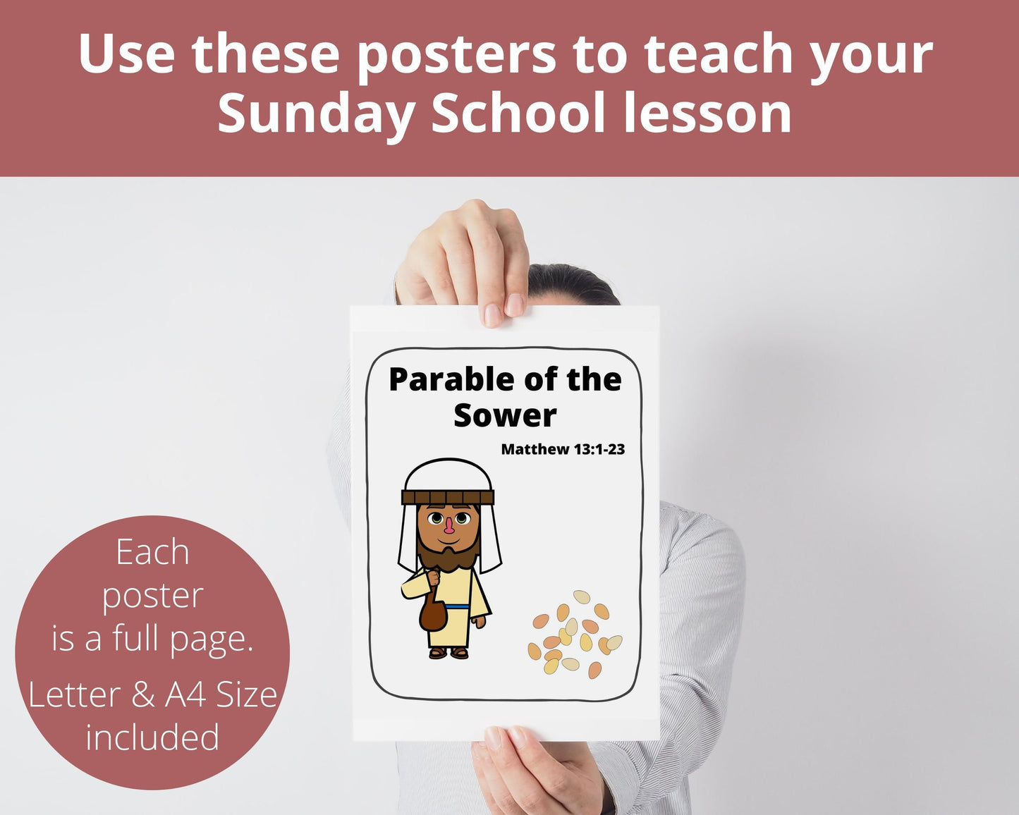 Parable of the Sower Printable Posters and Coloring Pages