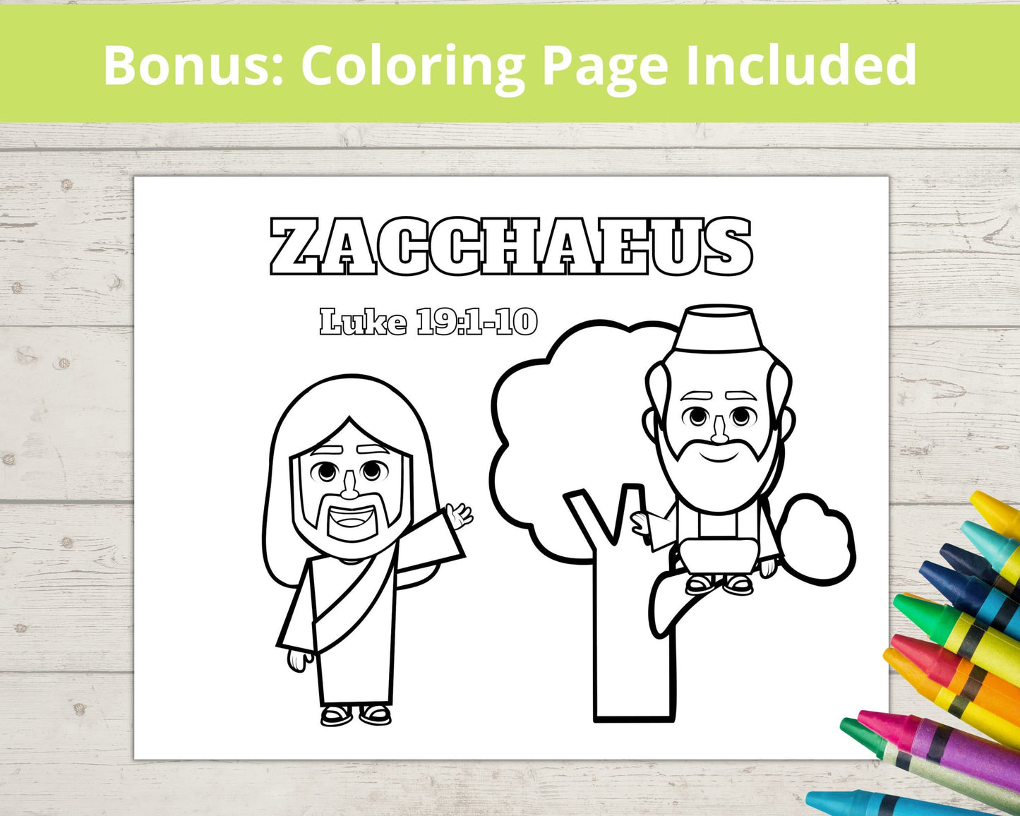 Zacchaeus Printable Min Book