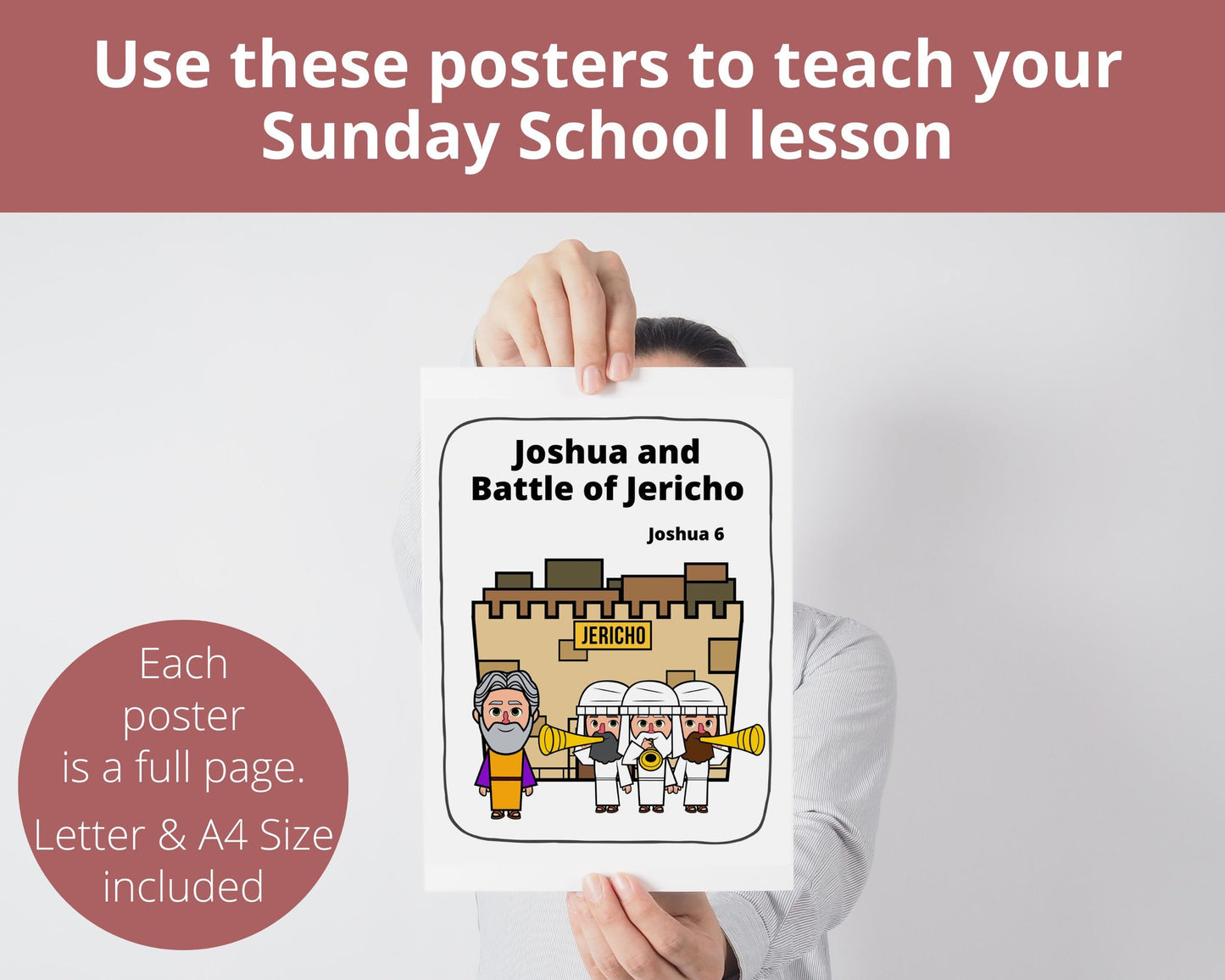 Battle of Jericho Posters and Coloring Pages