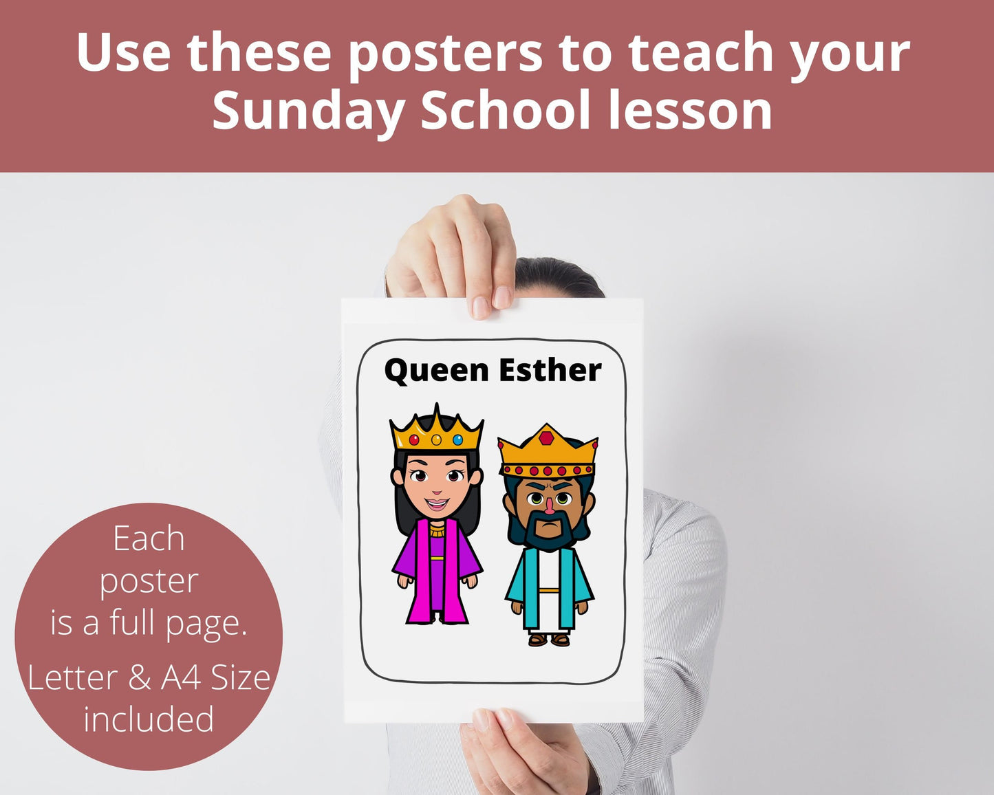 Queen Esther Printable Posters and Coloring Pages